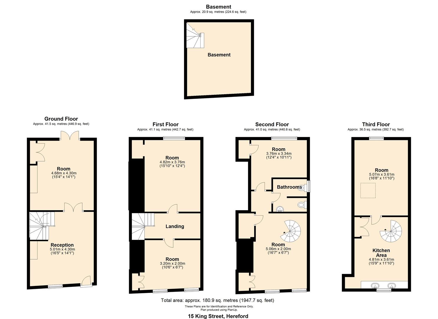 4 bed town house for sale - Property Floorplan