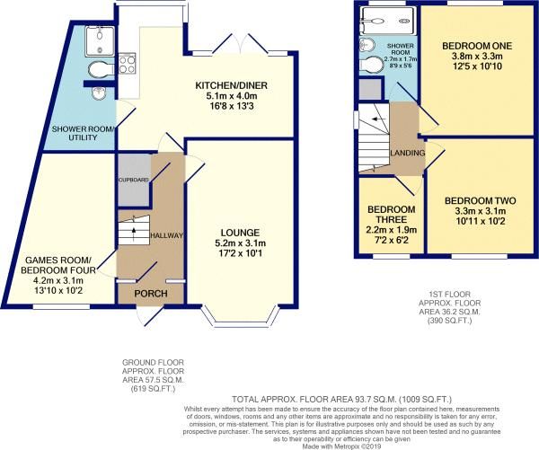 4 bed house for sale in Hansom Road - Property Floorplan