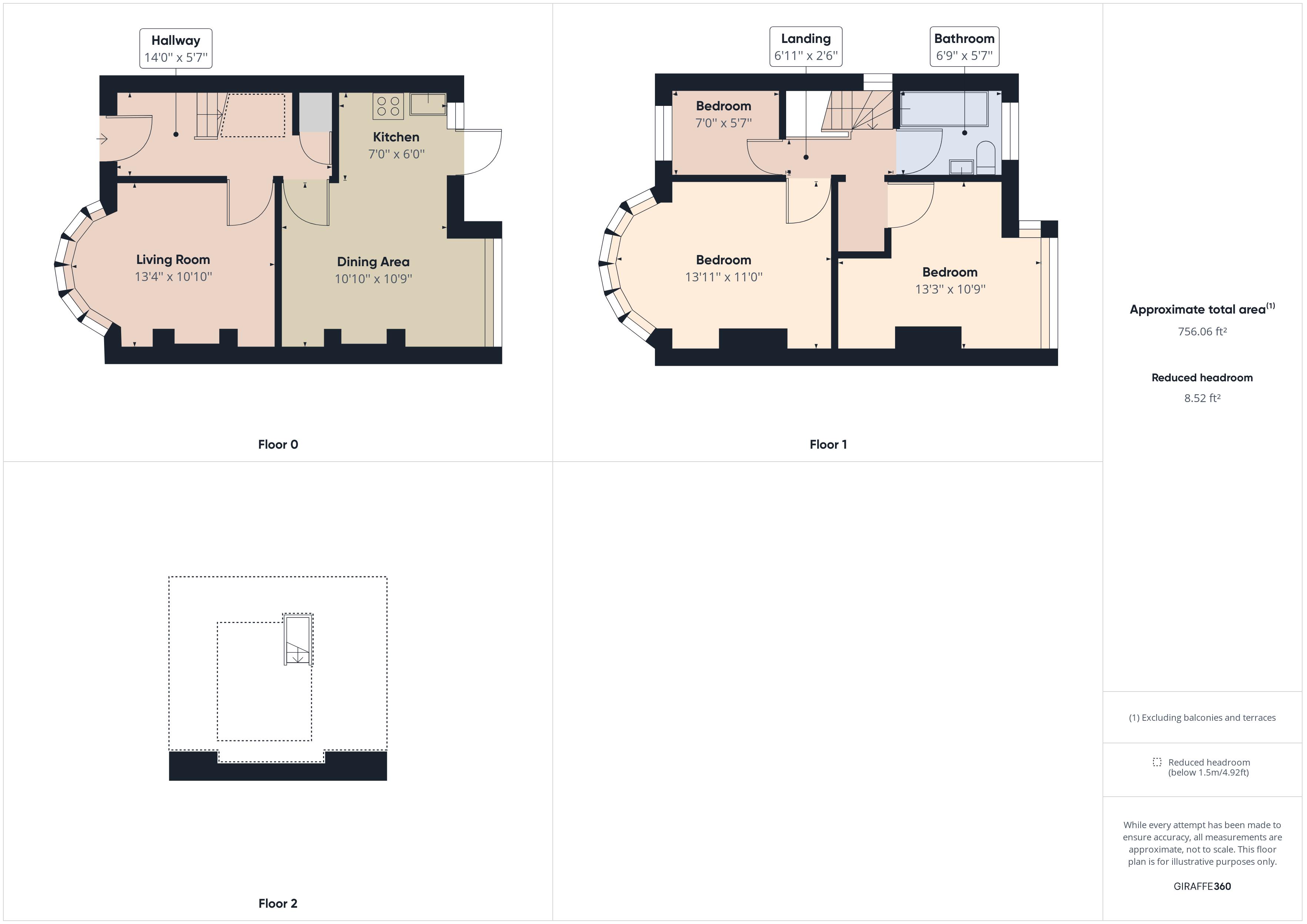 3 bed house for sale in Warley Hall Road - Property Floorplan