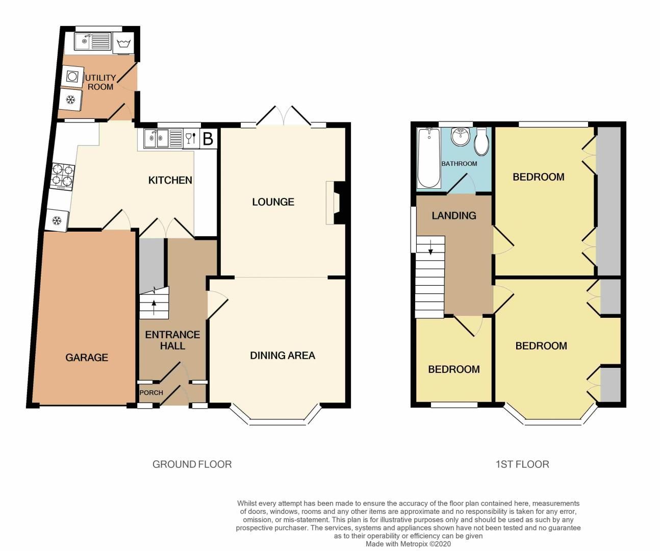 3 bed house for sale in Ridgacre Road - Property Floorplan