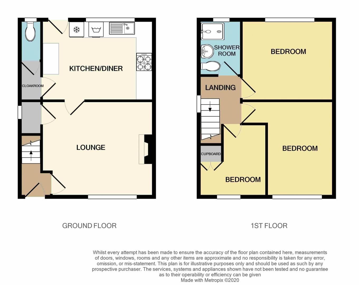 3 bed house for sale in Edmonds Road - Property Floorplan