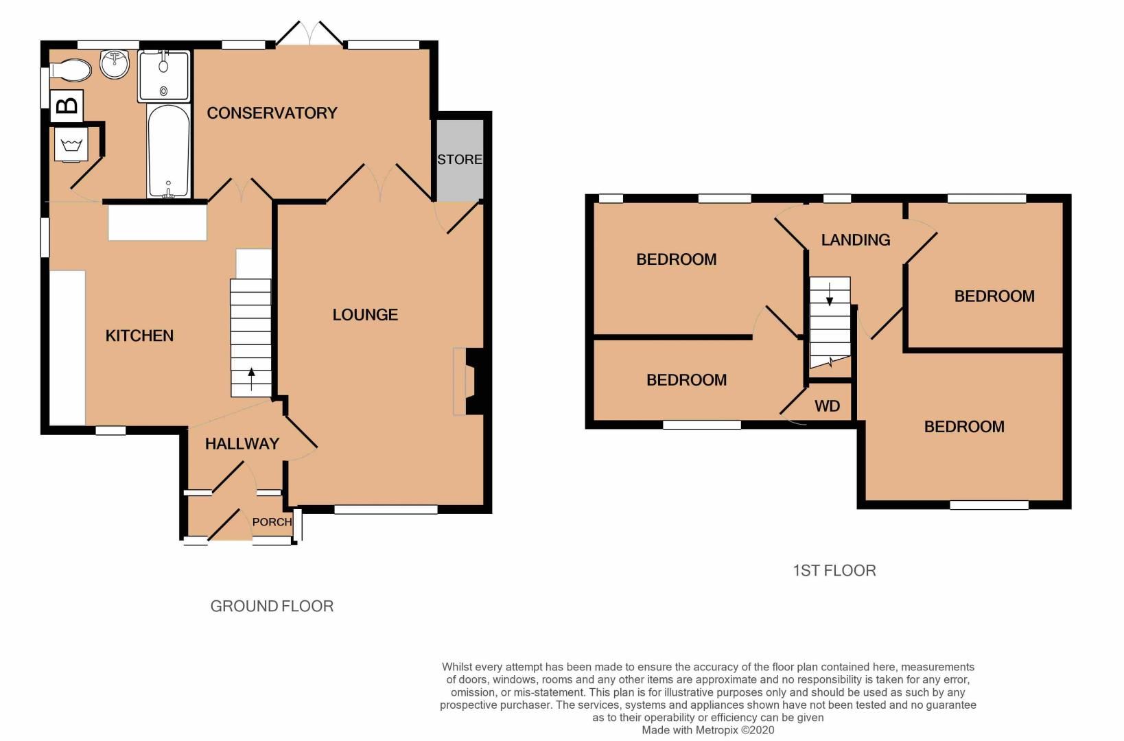 3 bed house for sale in Ferguson Road - Property Floorplan