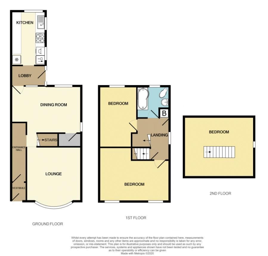 3 bed house for sale in New John Street - Property Floorplan