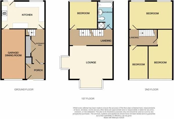 4 bed house for sale in Honeybourne Road - Property Floorplan