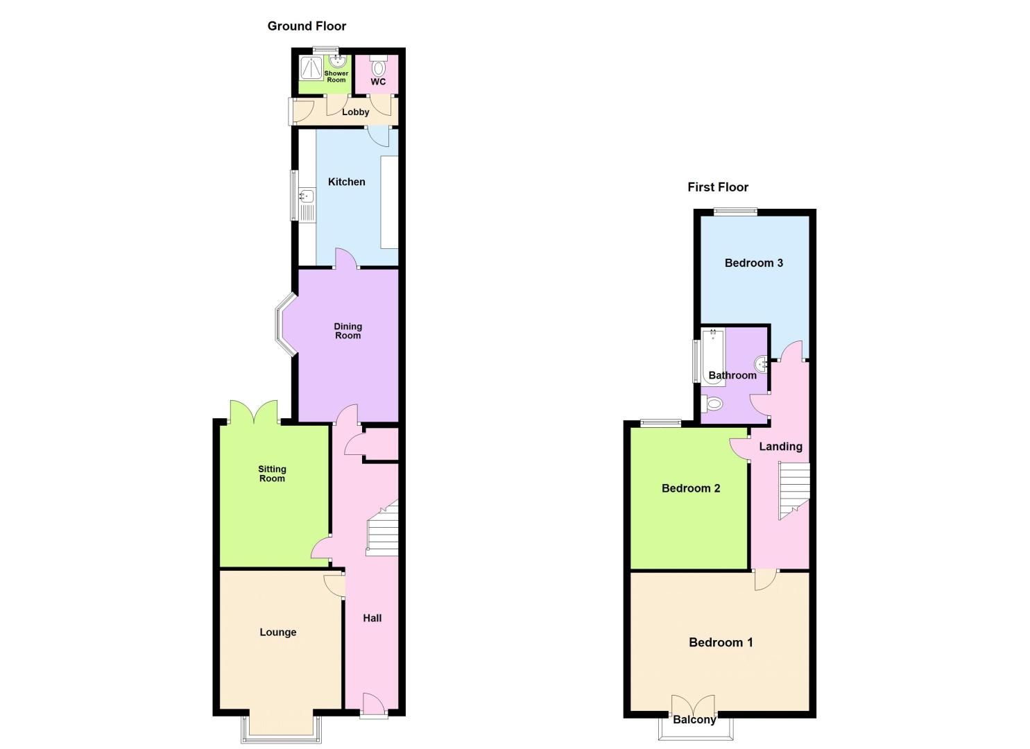3 bed house for sale in Edgbaston Road - Property Floorplan