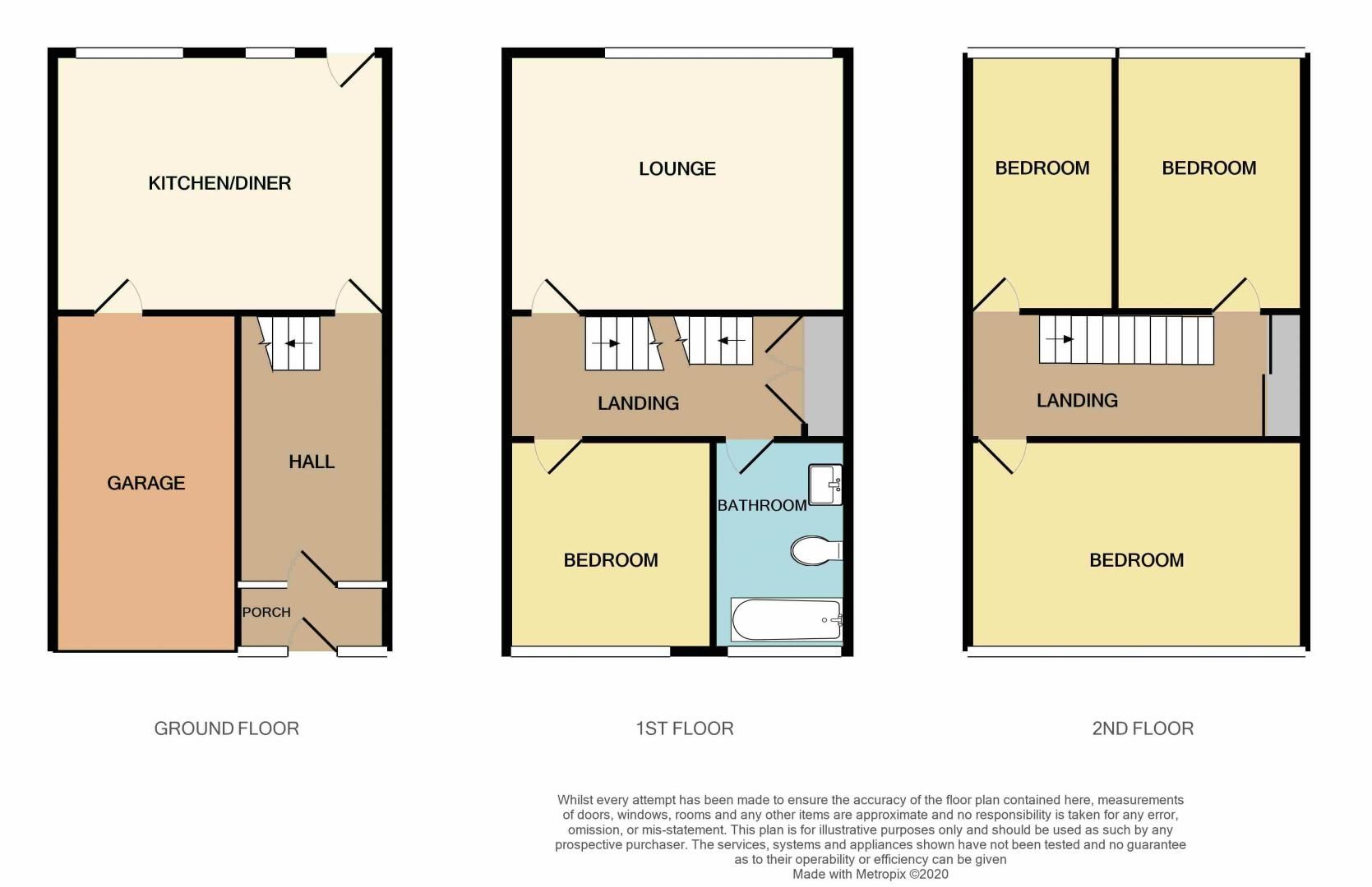 4 bed house for sale in Fulwood Avenue - Property Floorplan