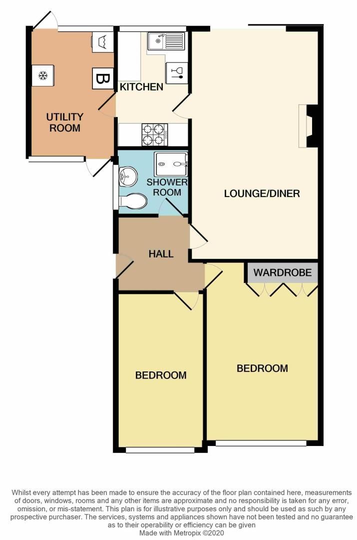 2 bed bungalow for sale in Attwood Street - Property Floorplan