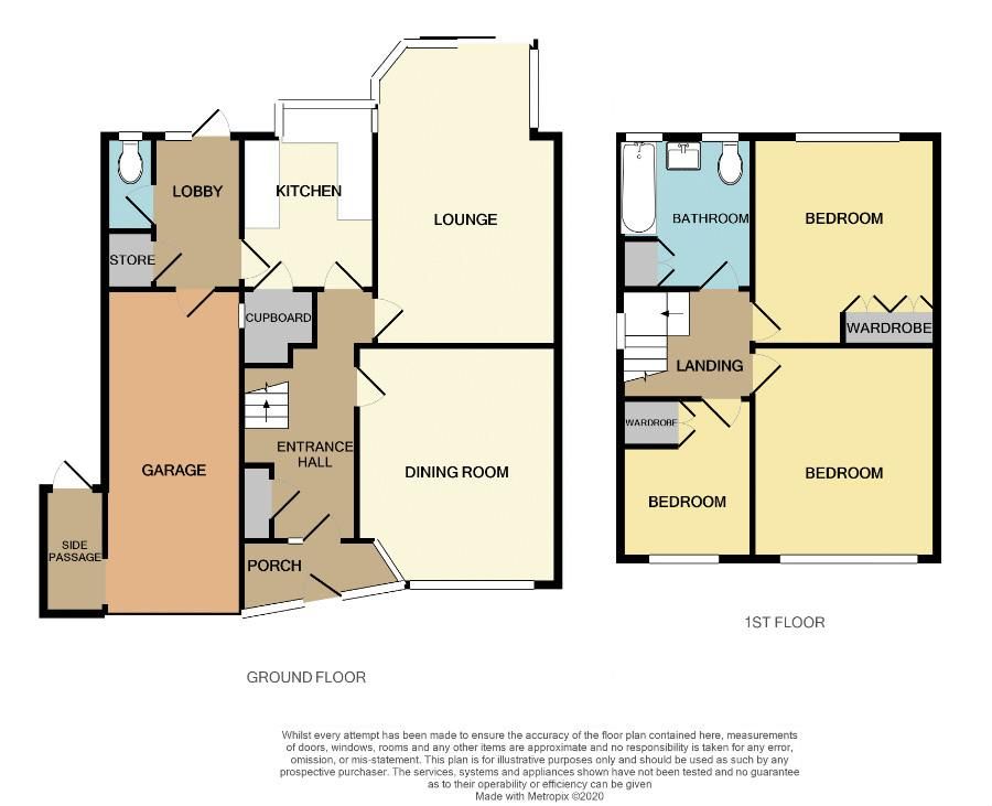 3 bed house for sale in Carters Lane - Property Floorplan