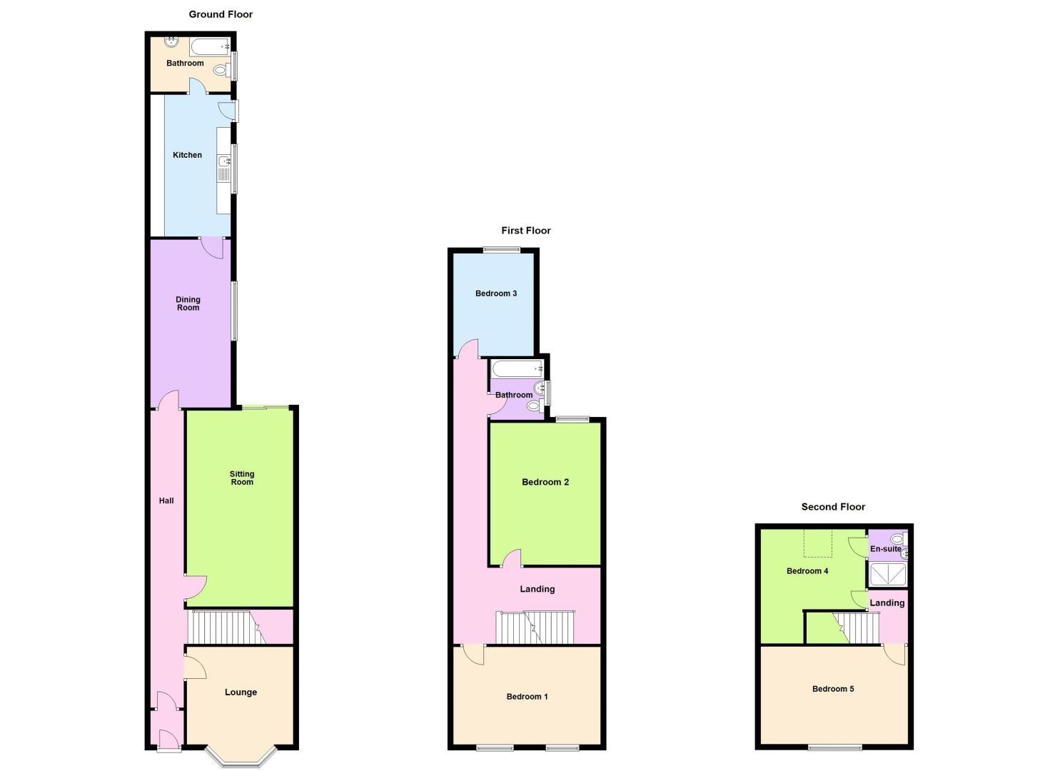 5 bed house for sale in Edgbaston Road - Property Floorplan