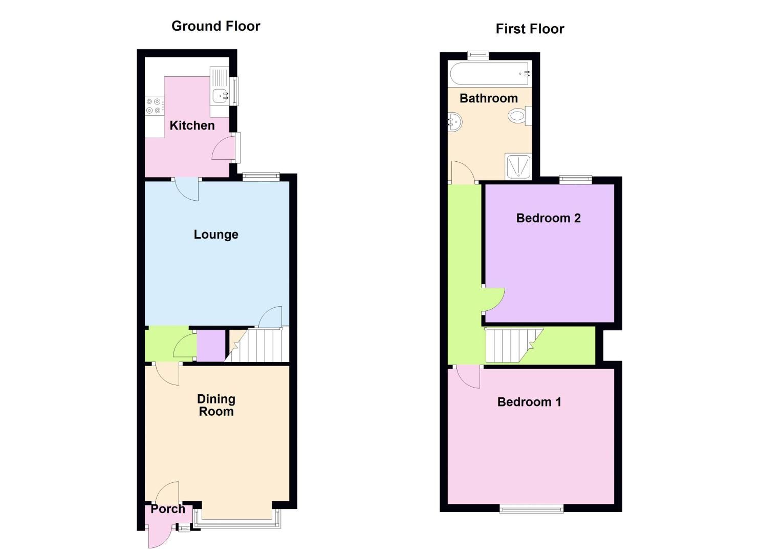 2 bed house to rent in Hagley Road West - Property Floorplan