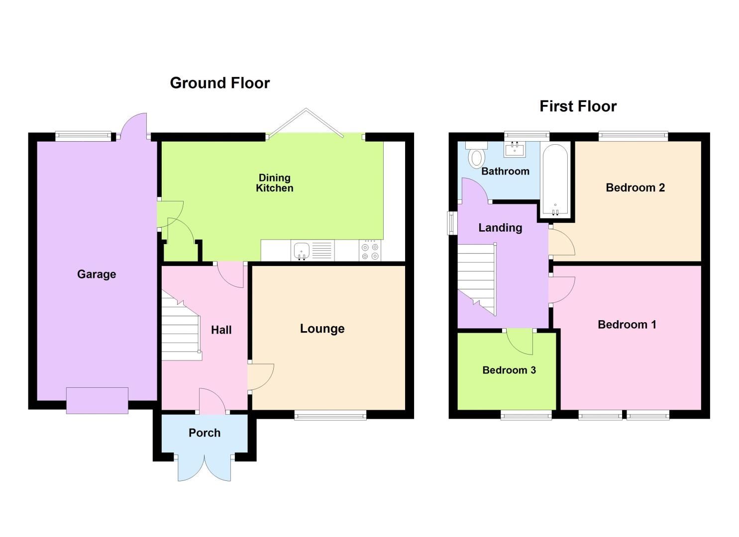 3 bed house for sale in Lansdowne Road - Property Floorplan