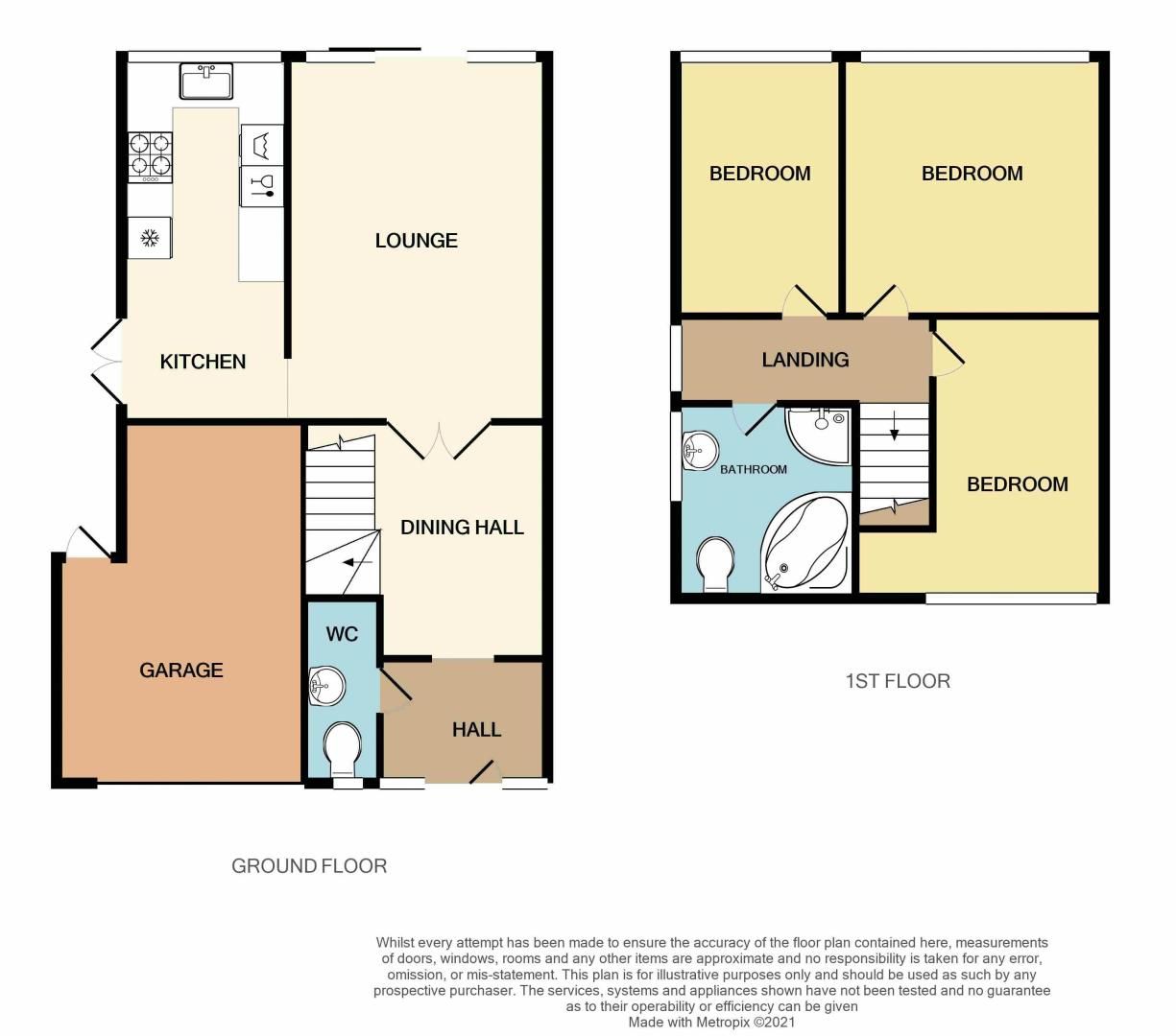 3 bed house for sale in Brier Mill Road - Property Floorplan
