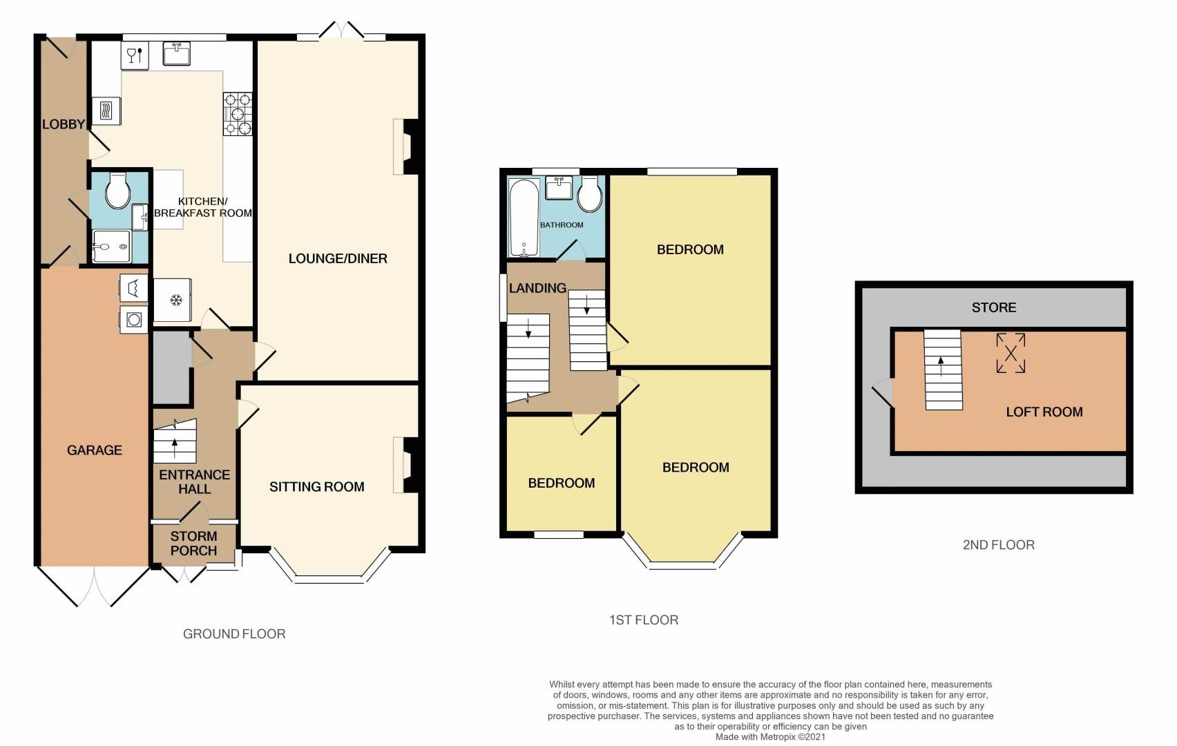 3 bed house for sale in Castle Road West - Property Floorplan