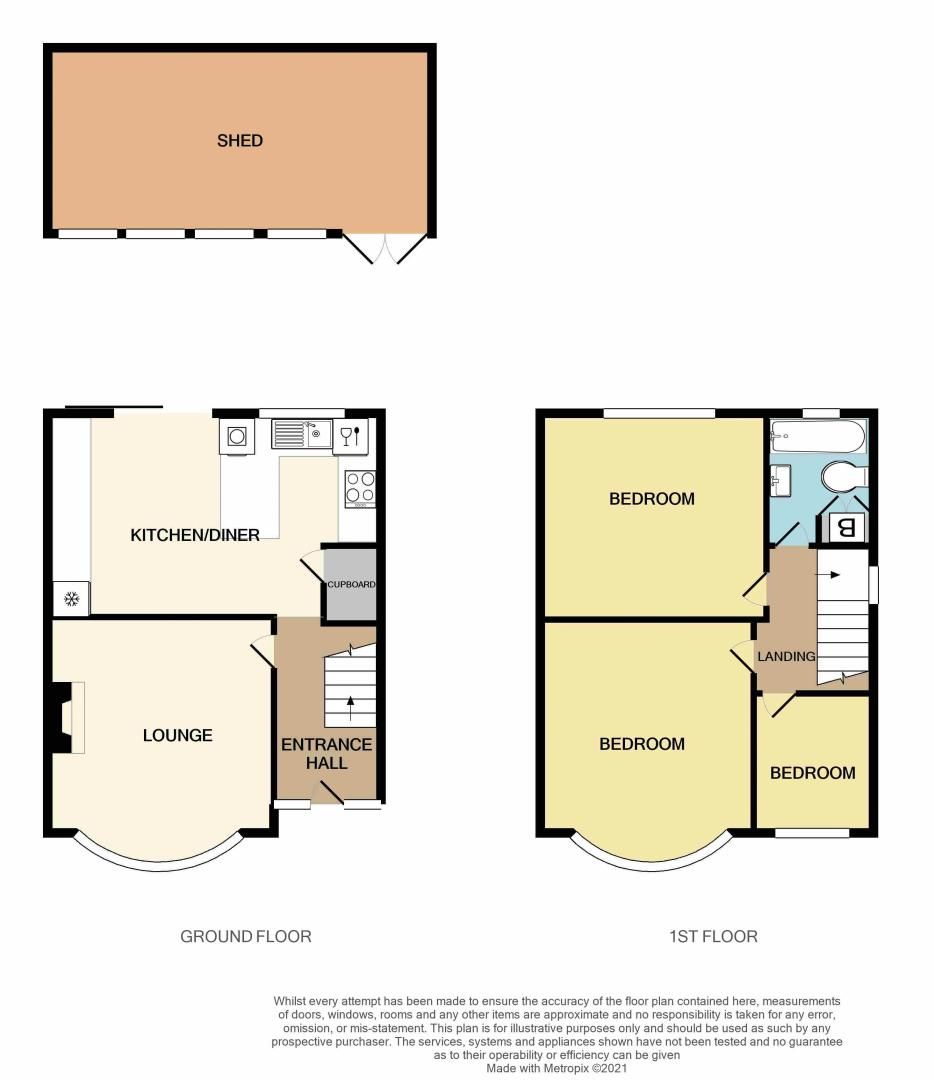 3 bed house for sale in Park Avenue - Property Floorplan