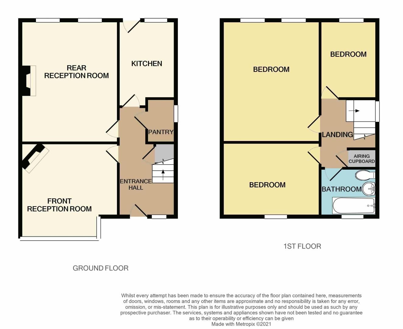 3 bed house for sale in Hall Road - Property Floorplan