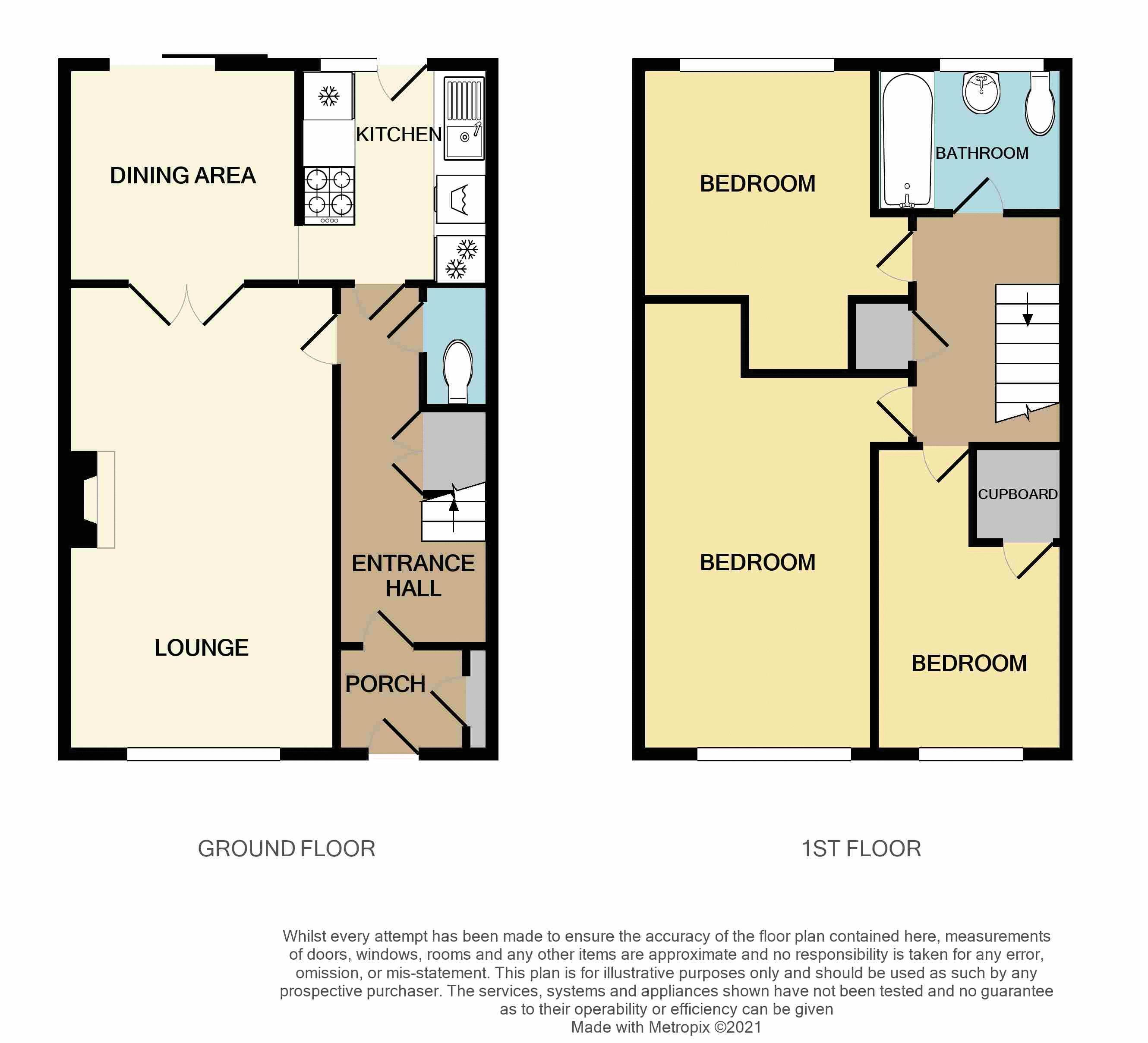 3 bed house for sale in Ridgacre Road West - Property Floorplan