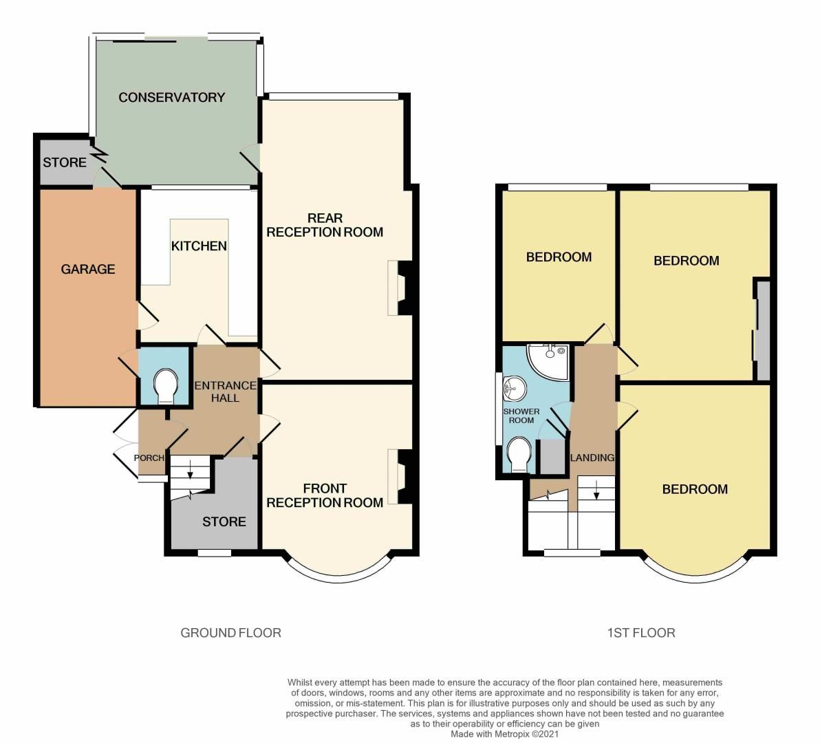 3 bed house for sale in Goodrest Avenue - Property Floorplan