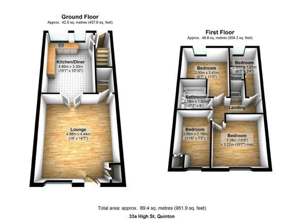 4 bed house for sale in High Street - Property Floorplan