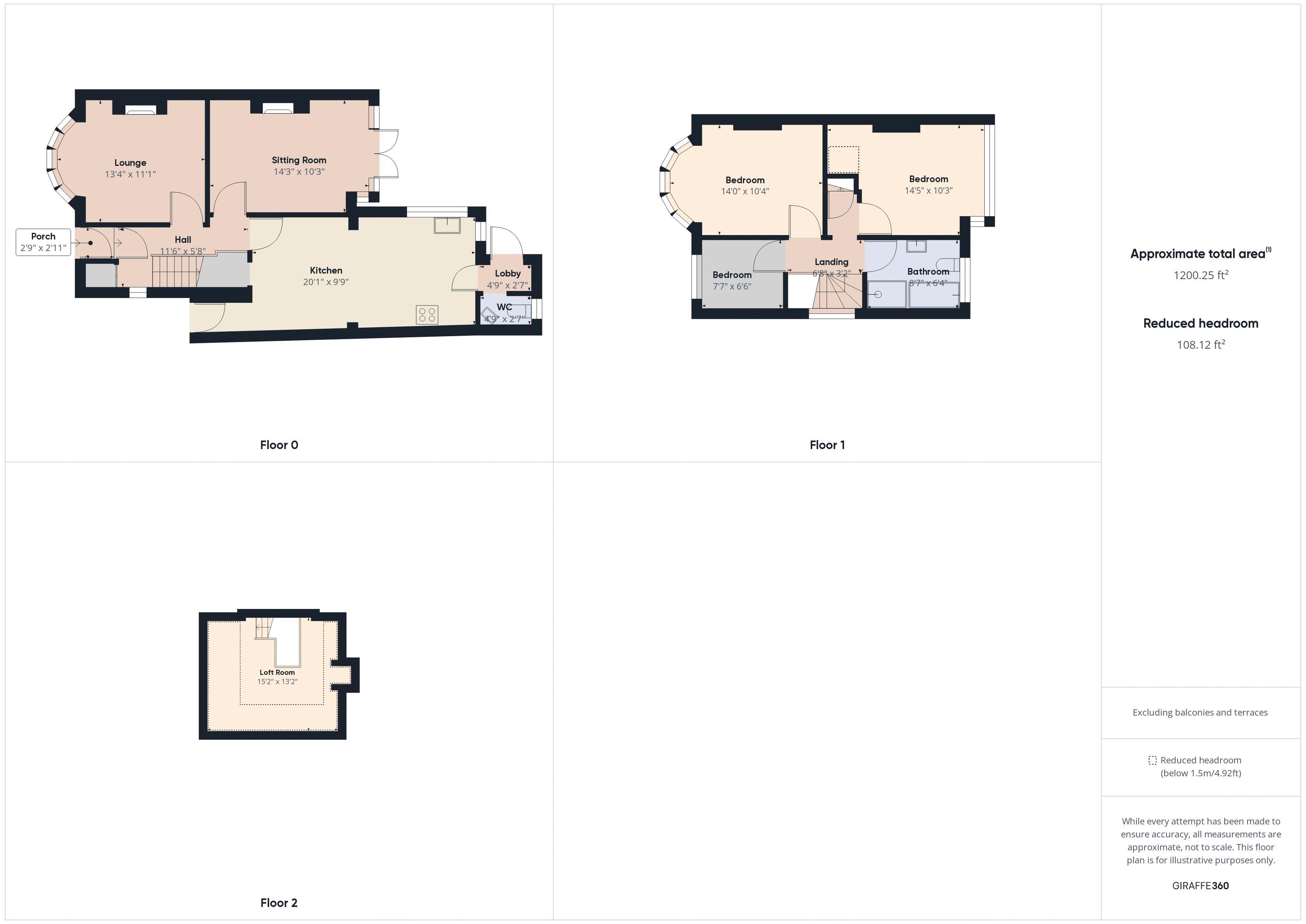 3 bed house for sale in Glyn Road - Property Floorplan