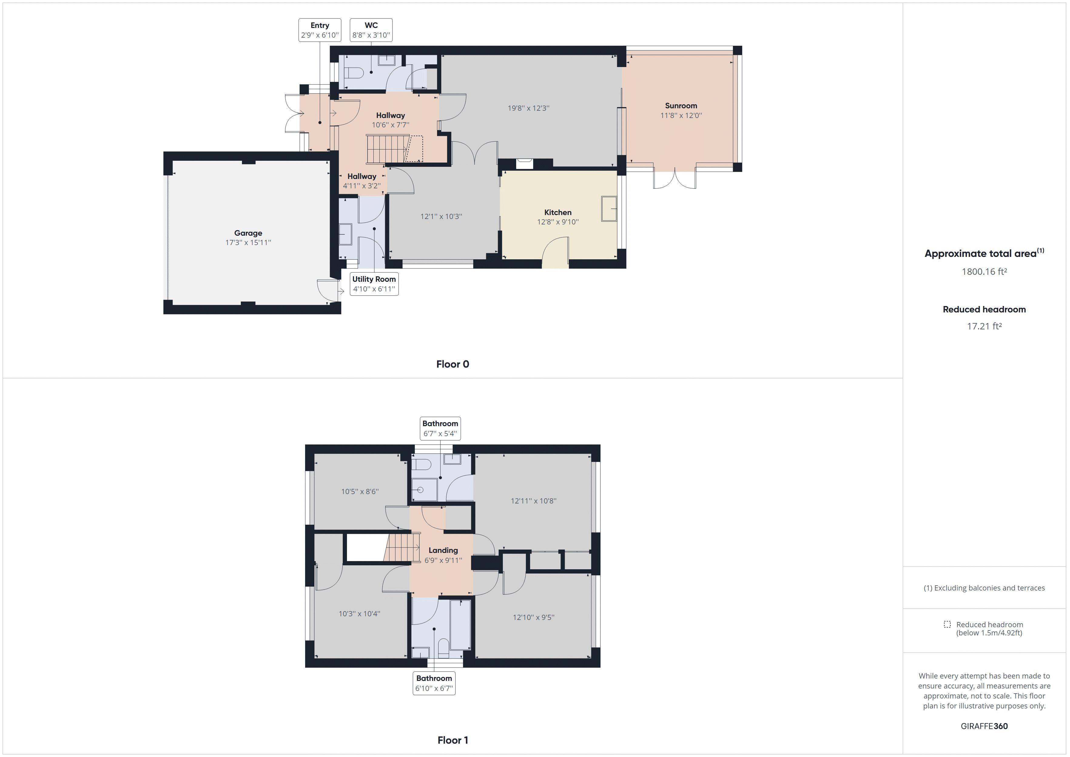 4 bed house for sale in The Green - Property Floorplan