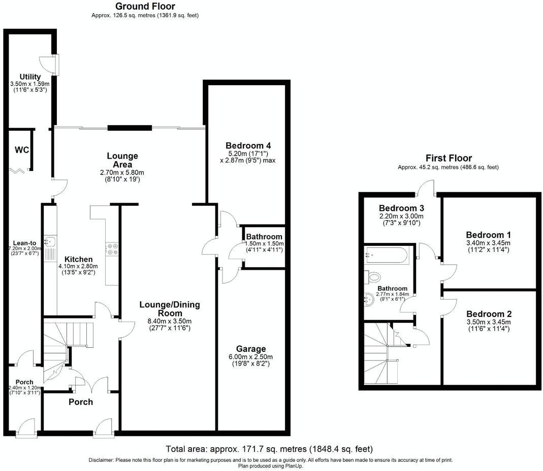 4 bed house for sale in Wolverhampton Road - Property Floorplan