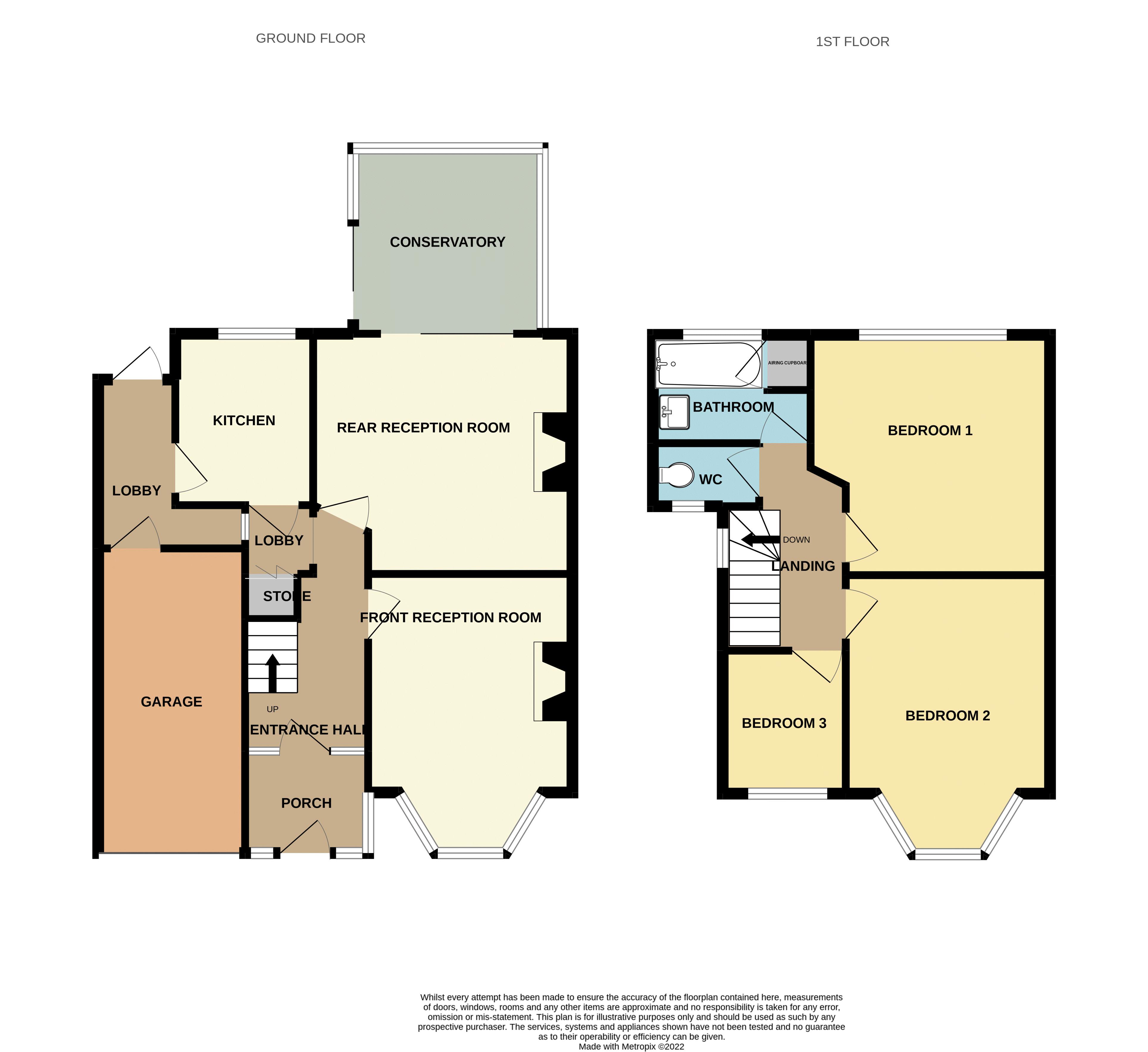 3 bed house for sale in Holly Road - Property Floorplan