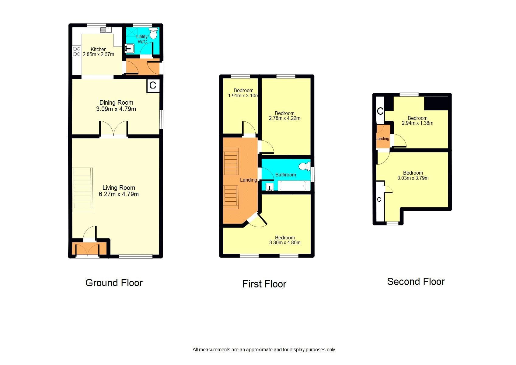 4 bed house for sale in Rilstone Road - Property Floorplan