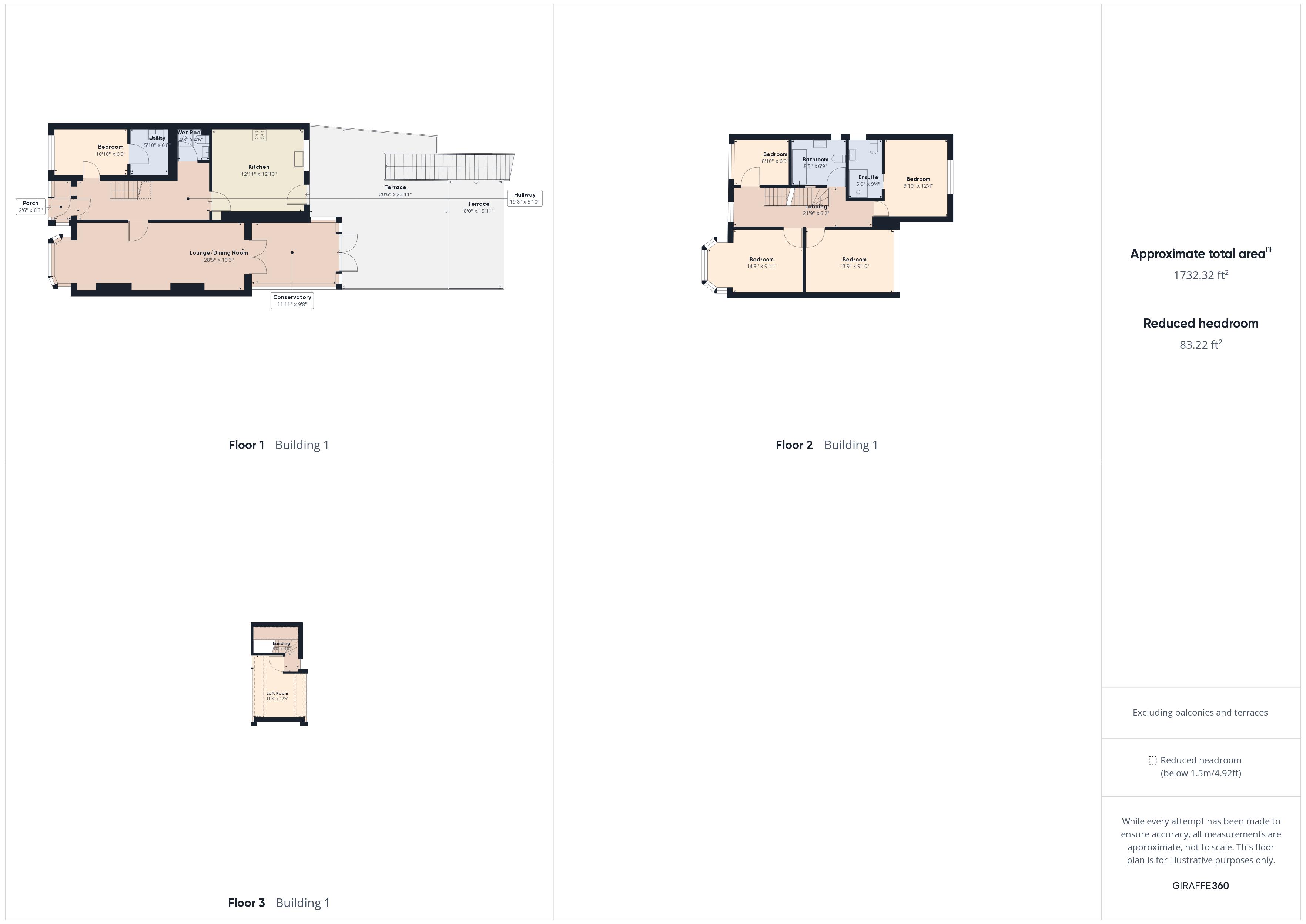 5 bed house for sale in Perry Hill Road - Property Floorplan