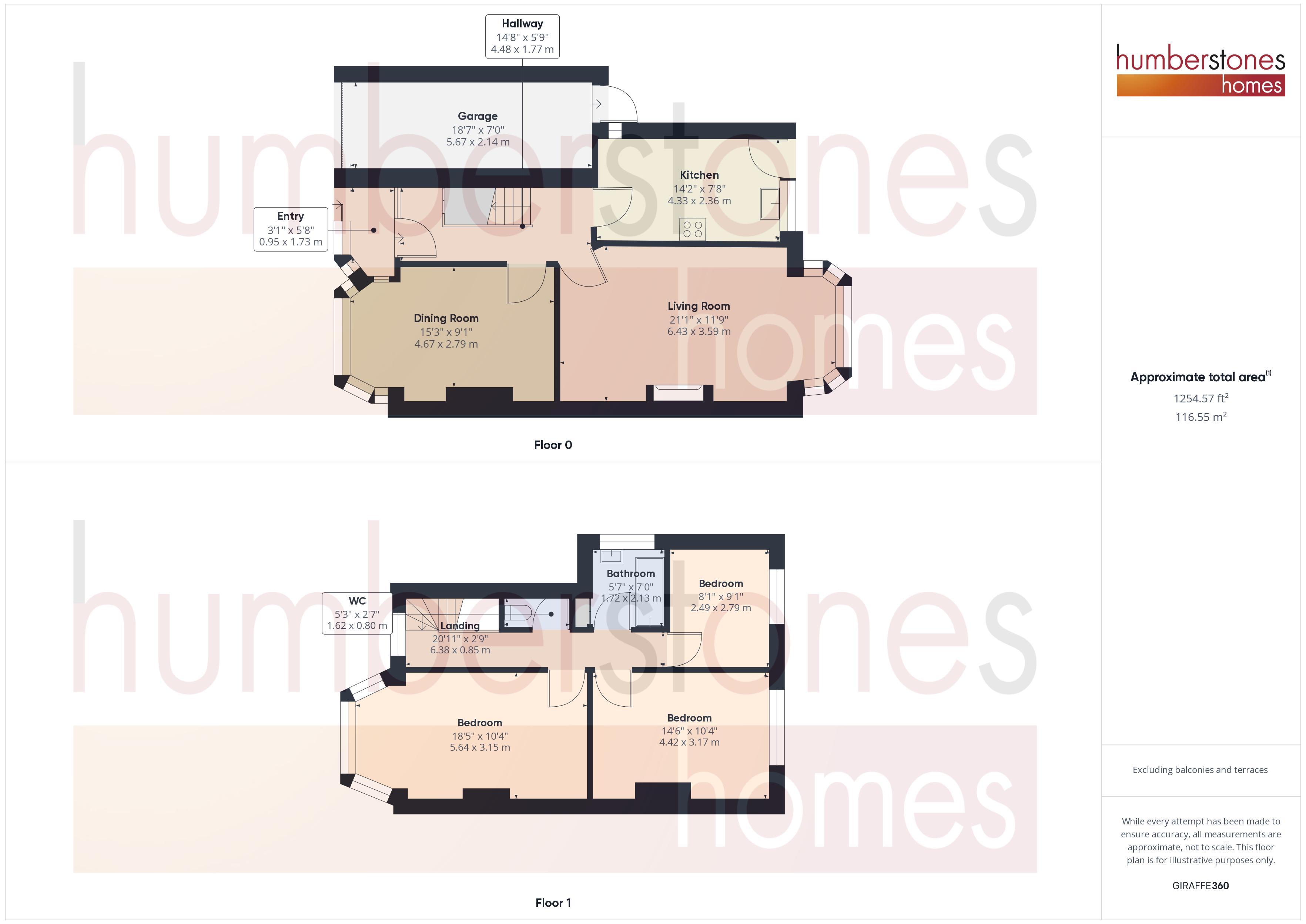 3 bed house for sale in Forest Road - Property Floorplan