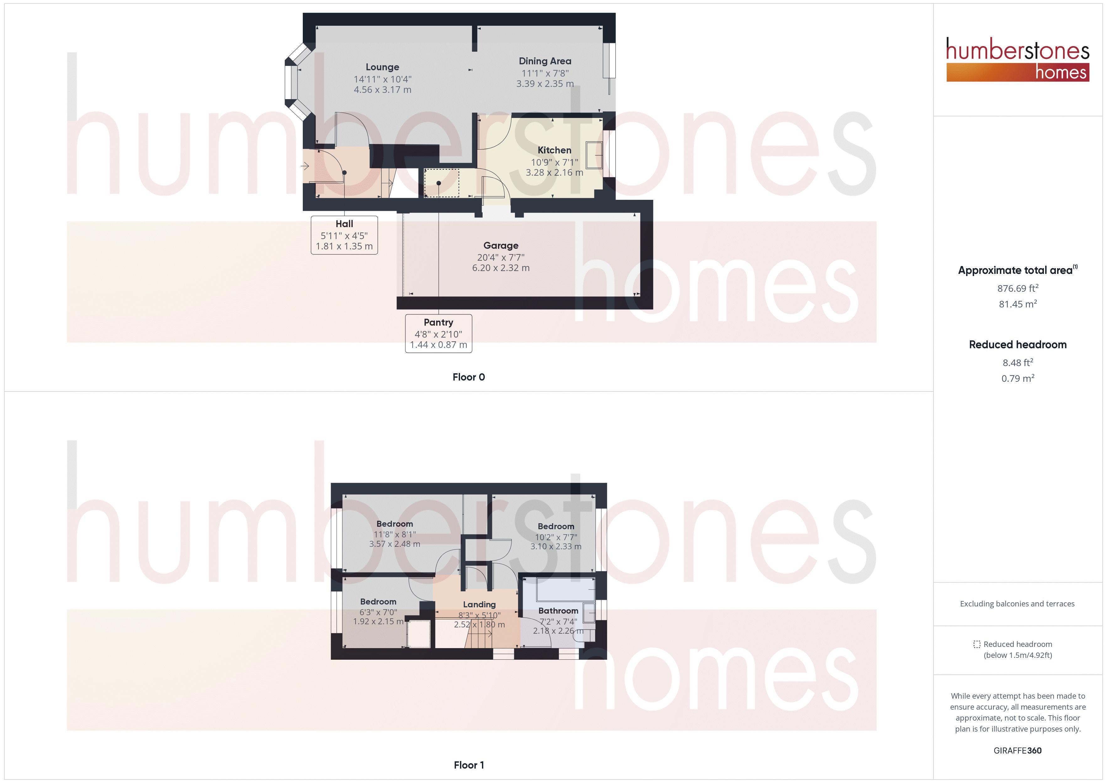 3 bed house for sale in Roman Way - Property Floorplan