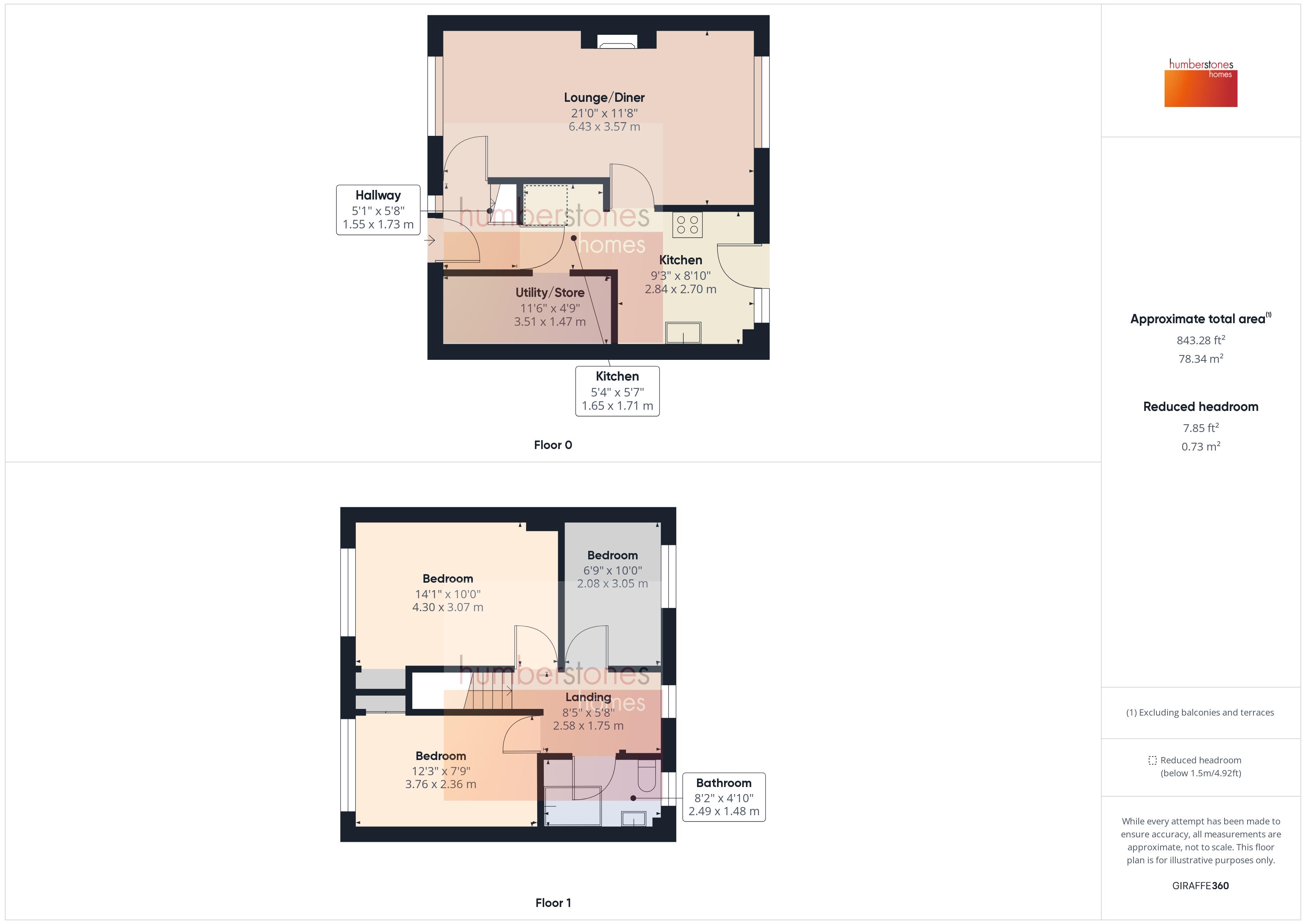 3 bed house for sale in Edison Grove - Property Floorplan