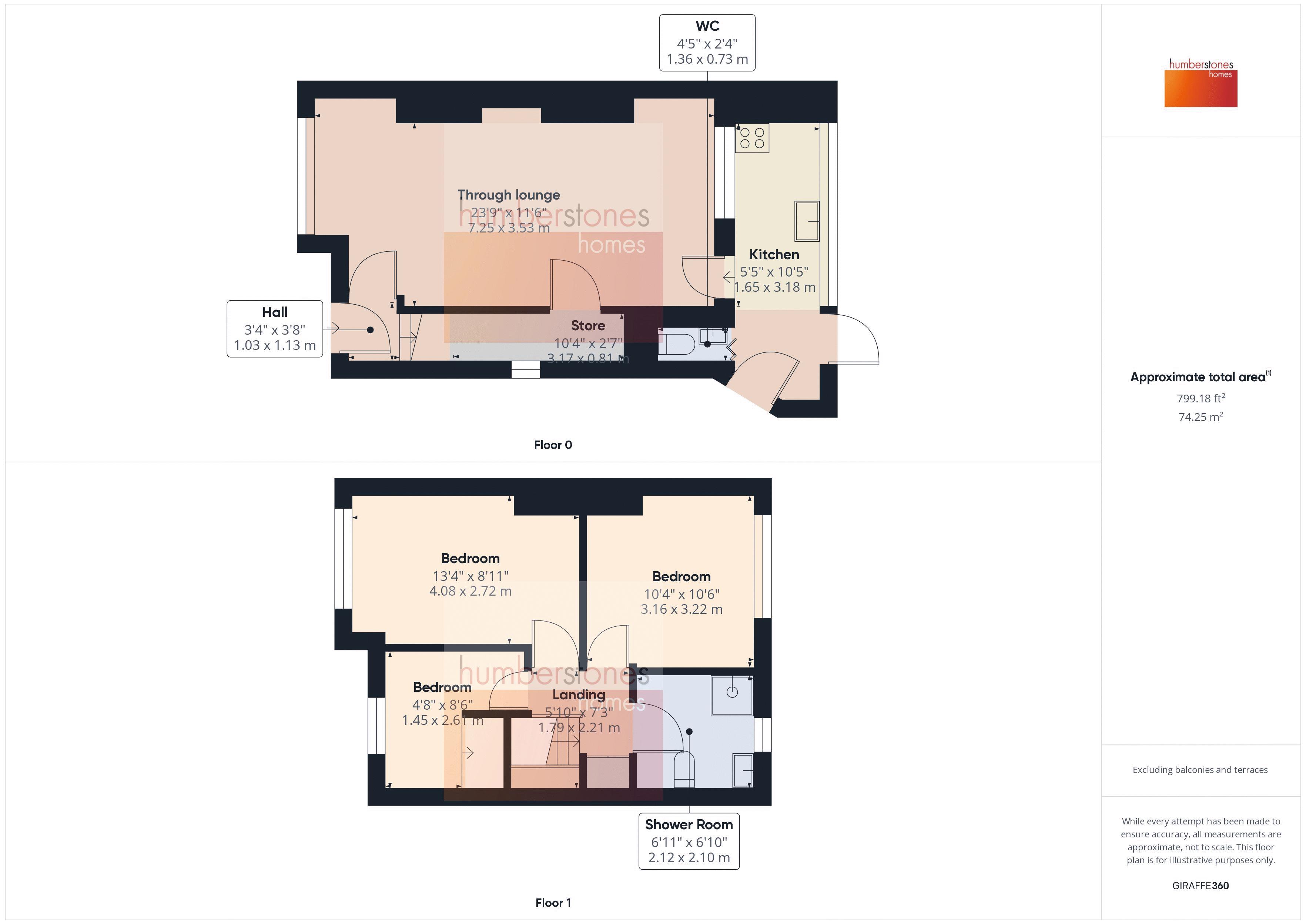 3 bed house for sale in Norman Road - Property Floorplan