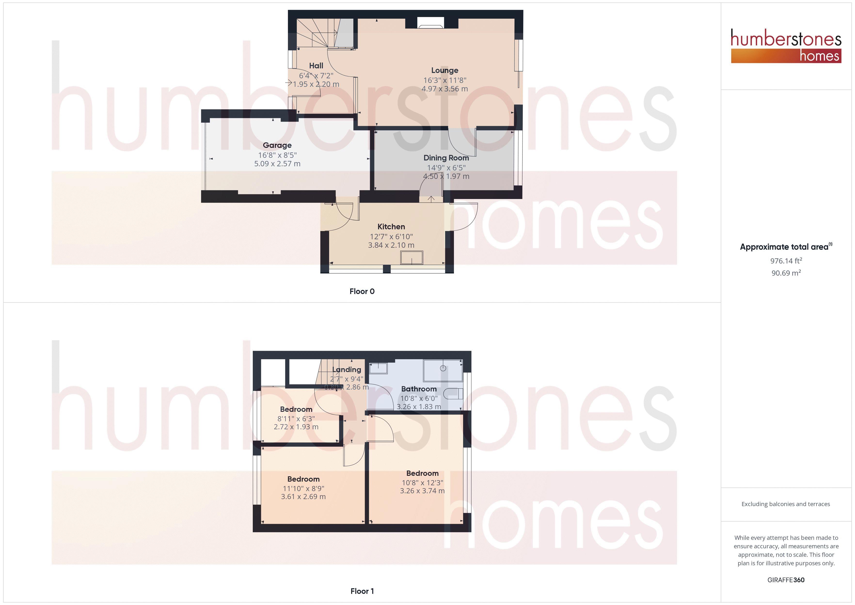 3 bed house for sale in Ribbesford Close - Property Floorplan