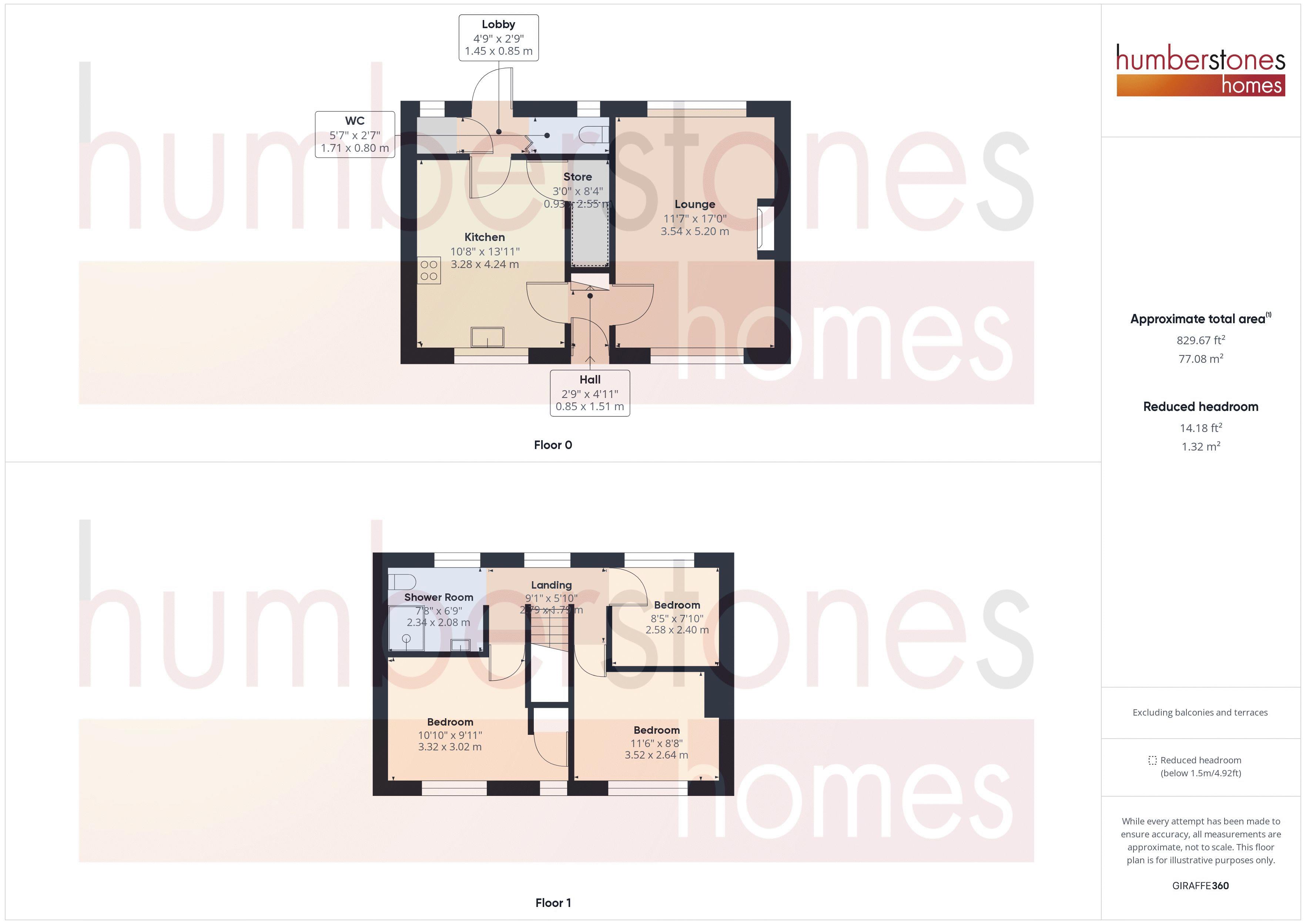 3 bed house for sale in Broadway - Property Floorplan