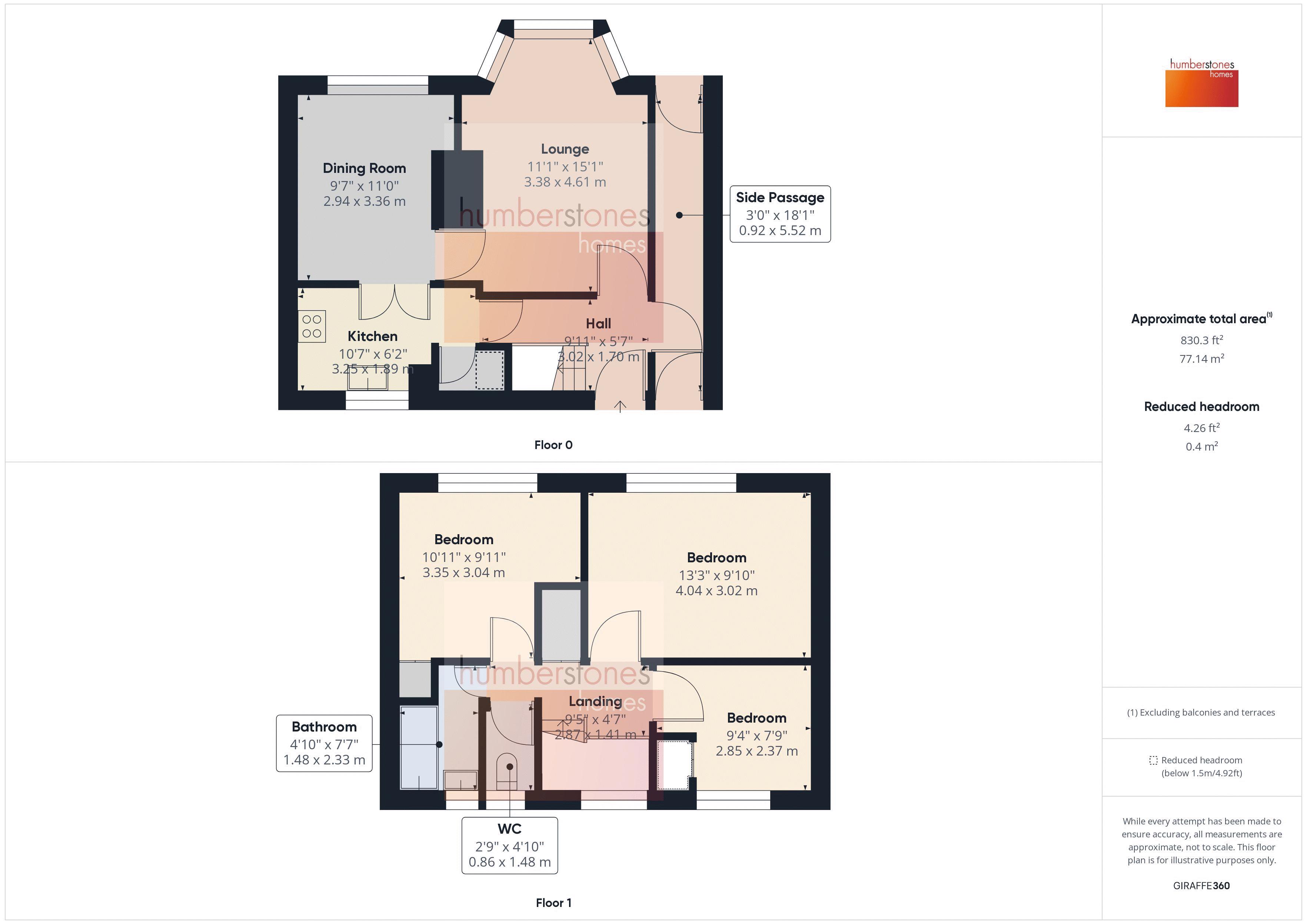 3 bed house for sale in Tame Road - Property Floorplan