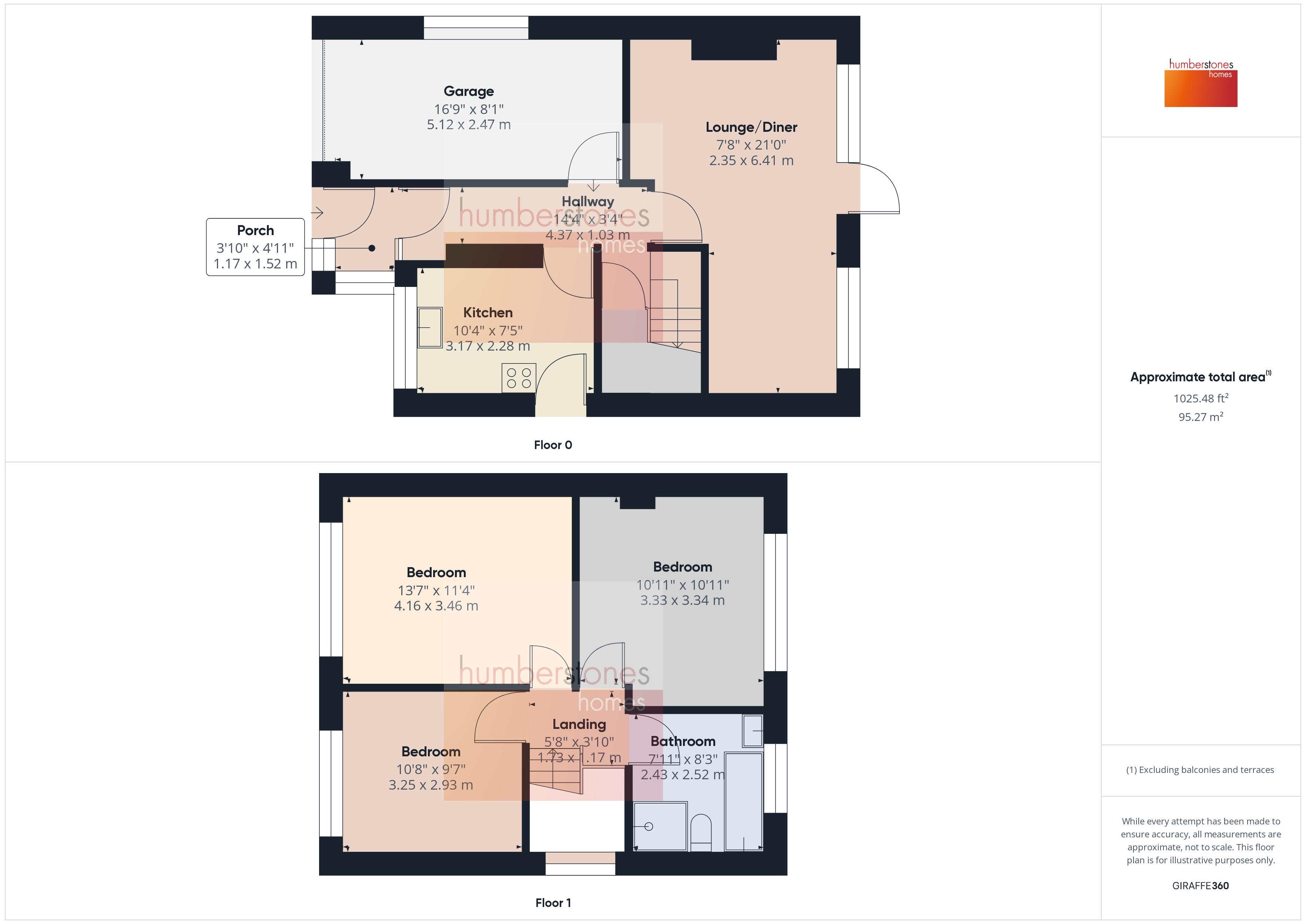3 bed house for sale in Worcester Road - Property Floorplan