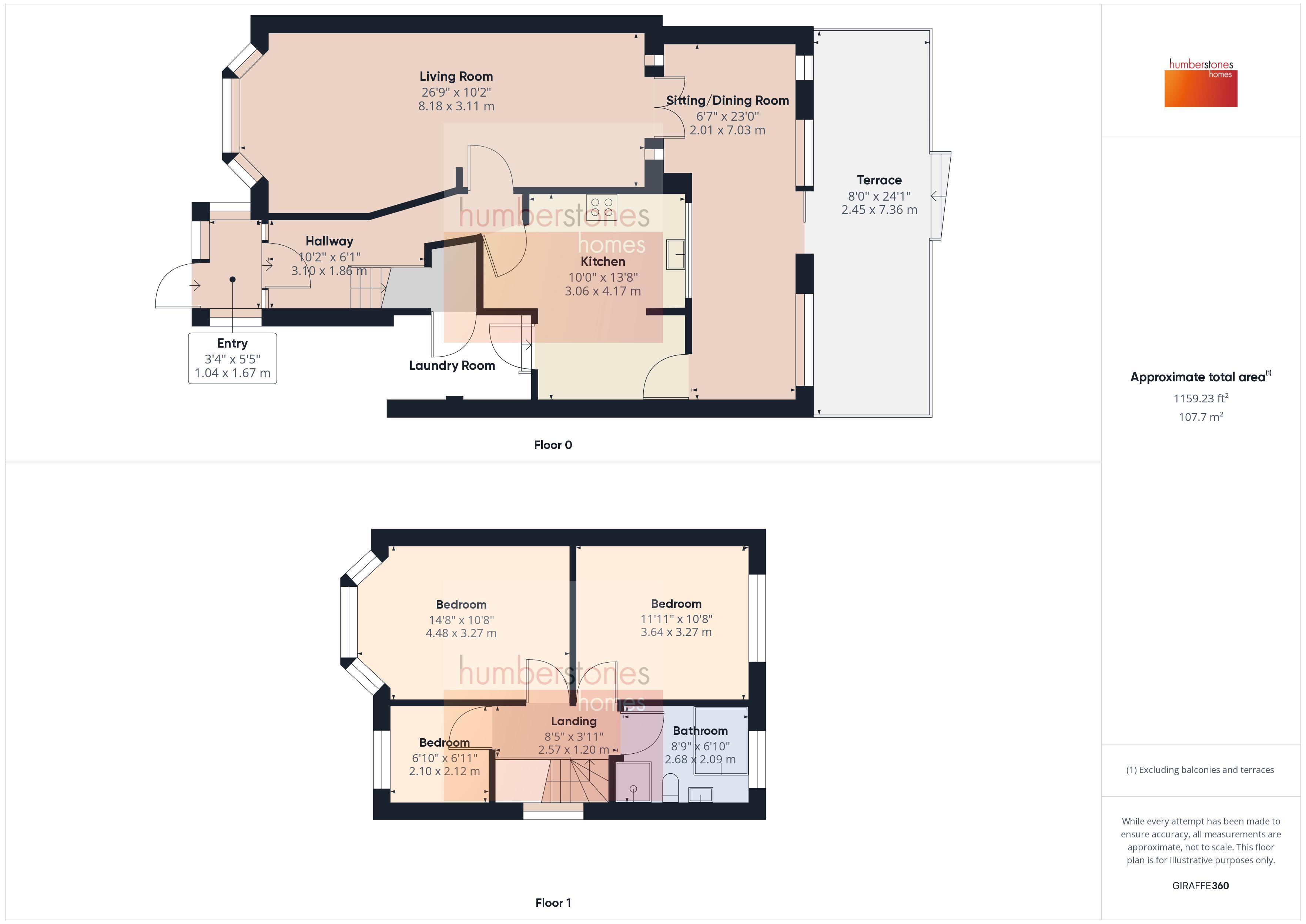 3 bed house to rent in Perry Hill Road - Property Floorplan