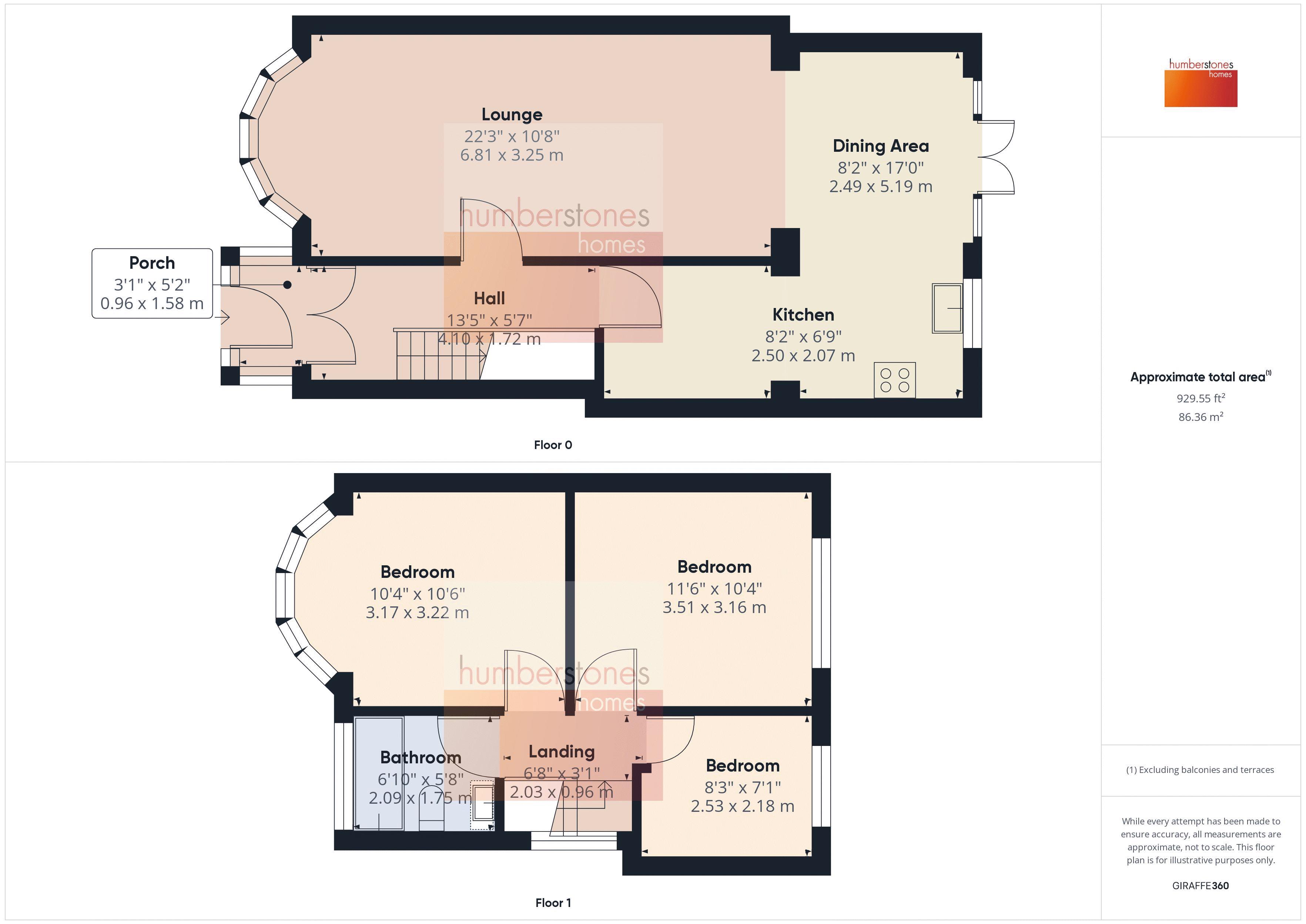 3 bed house for sale in Quinton Road West - Property Floorplan