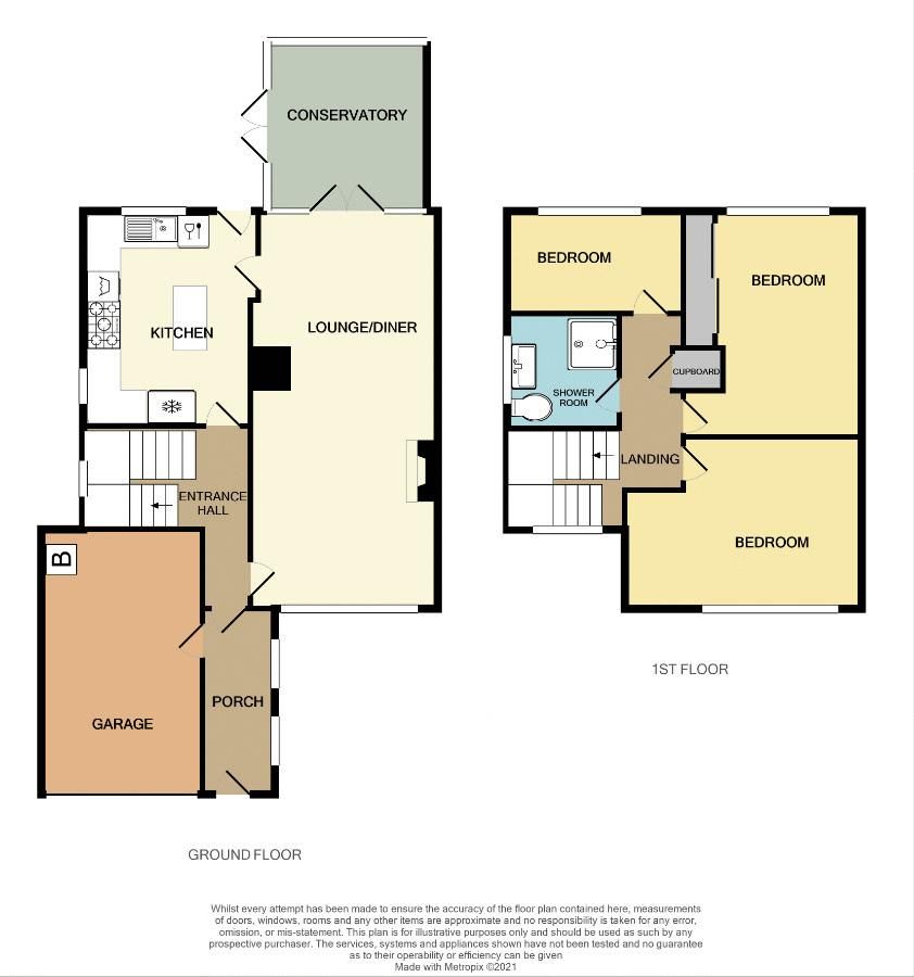 3 bed house for sale in Chichester Drive - Property Floorplan