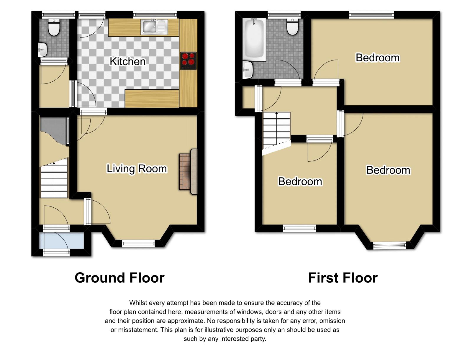 3 bed house to rent in Harvest Road - Property Floorplan