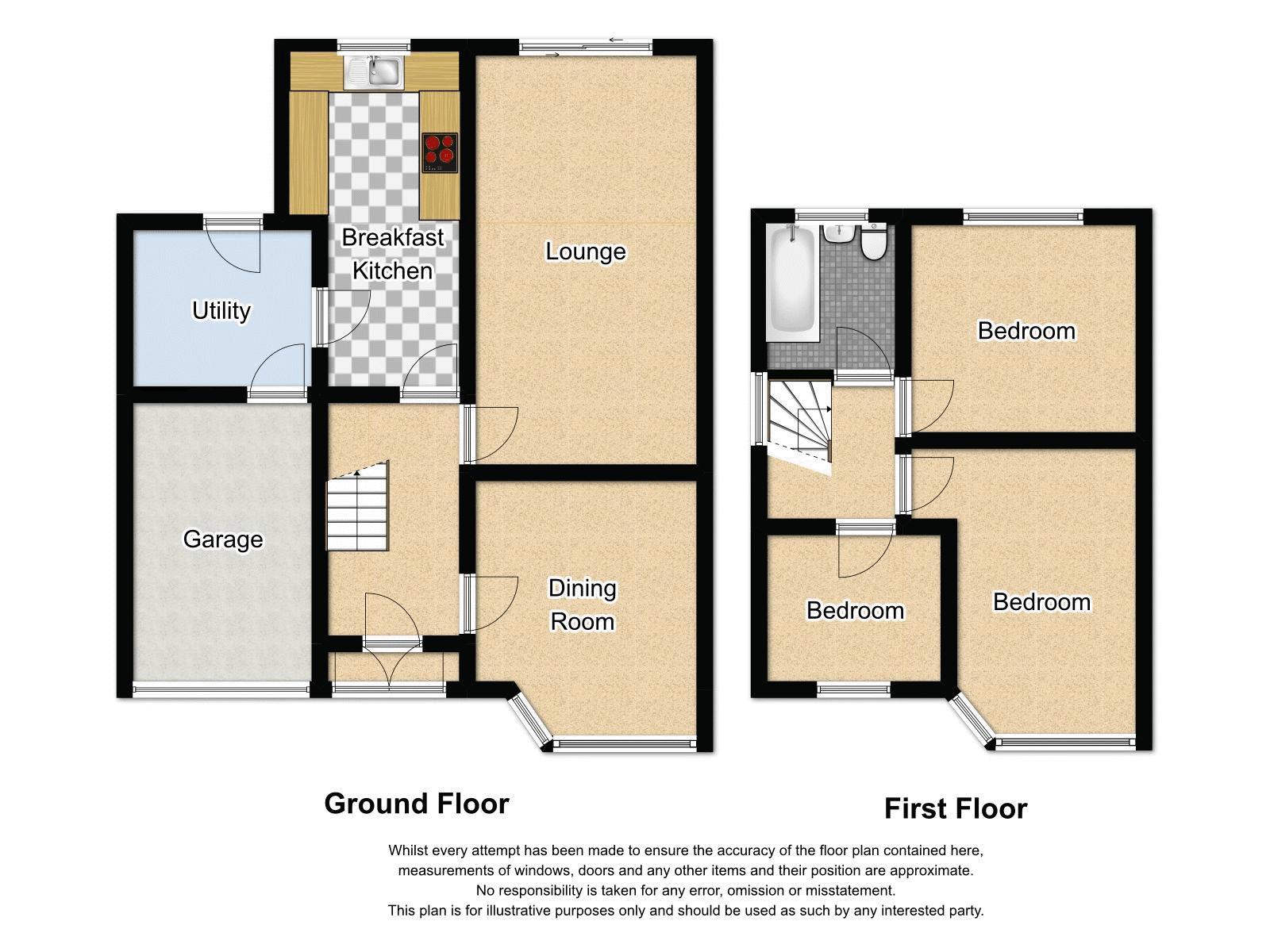 3 bed house for sale in Apsley Road - Property Floorplan