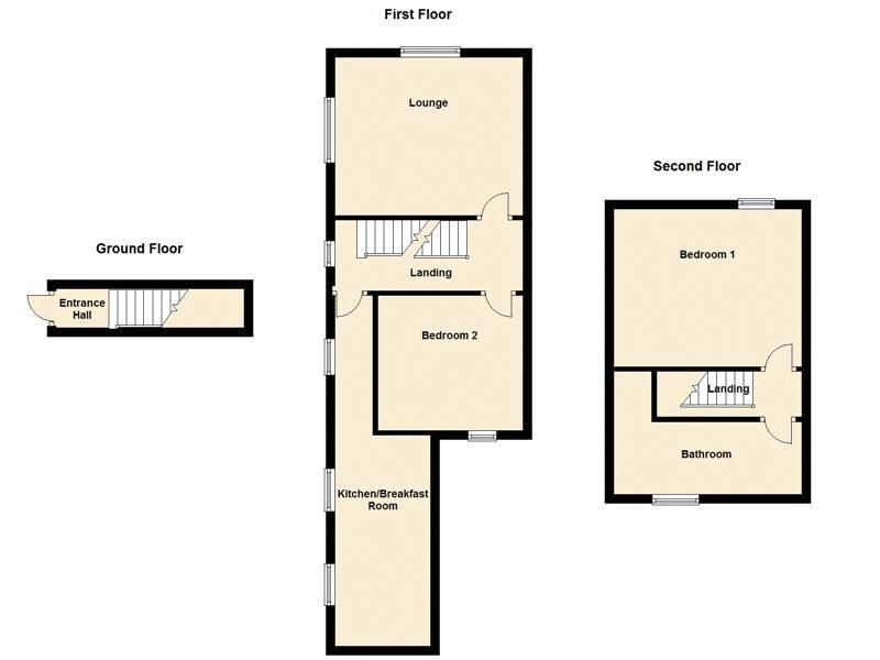 2 bed flat to rent in St Marys Road - Property Floorplan