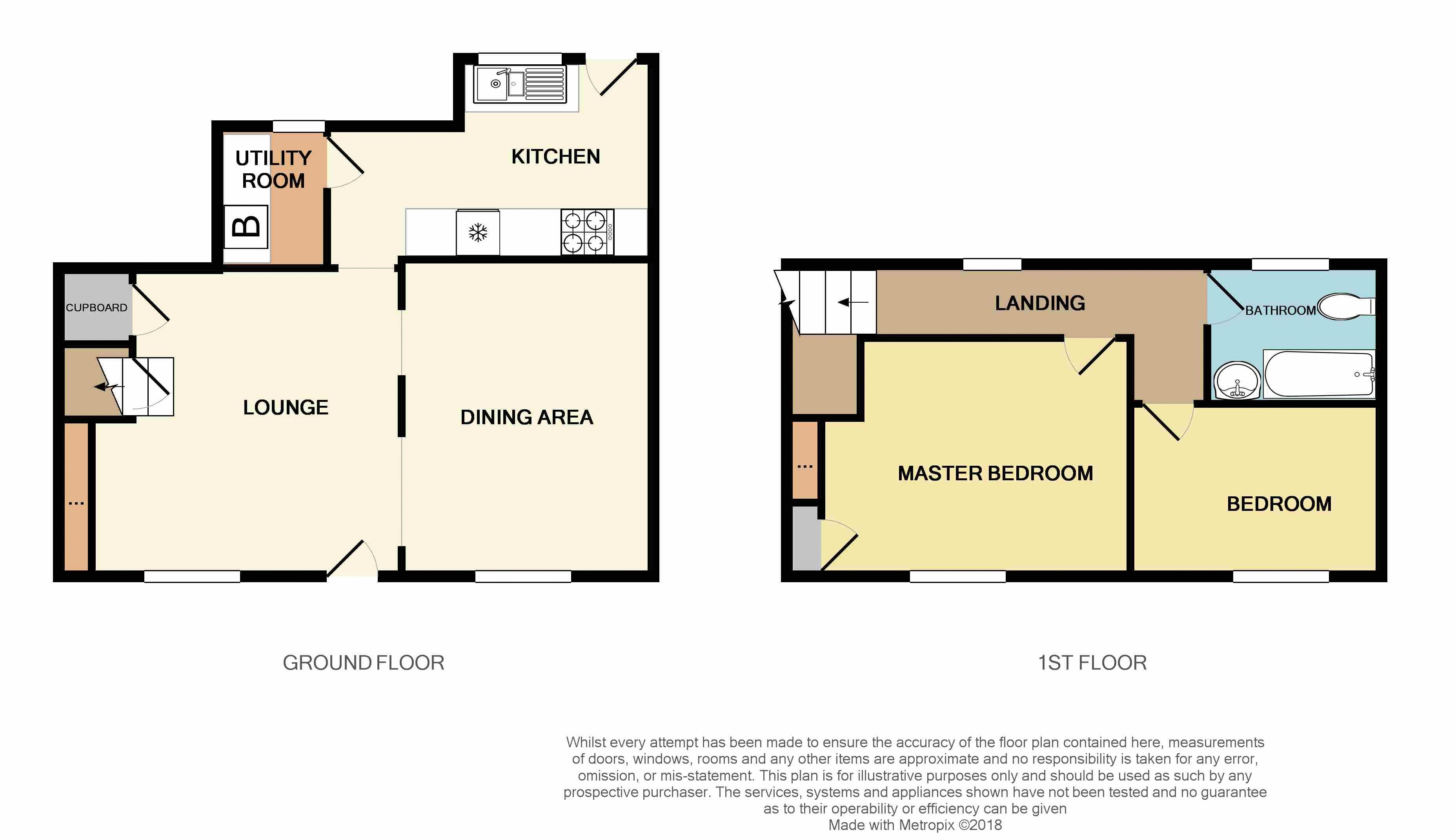 2 bed house to rent in Ridgacre Road West - Property Floorplan