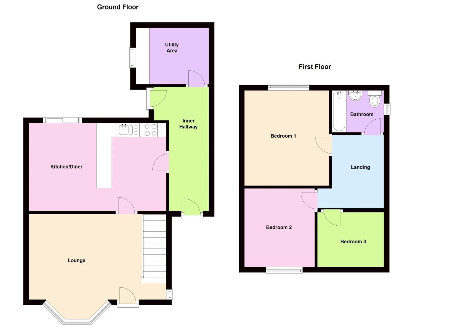3 bed house to rent in Haywharf Road - Property Floorplan