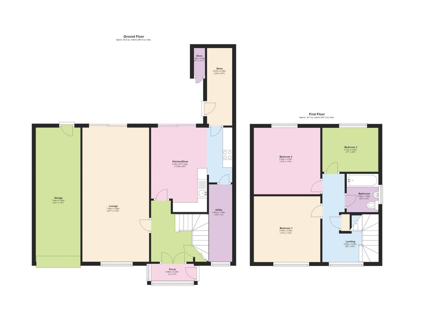 3 bed house for sale in Wolverhampton Road - Property Floorplan