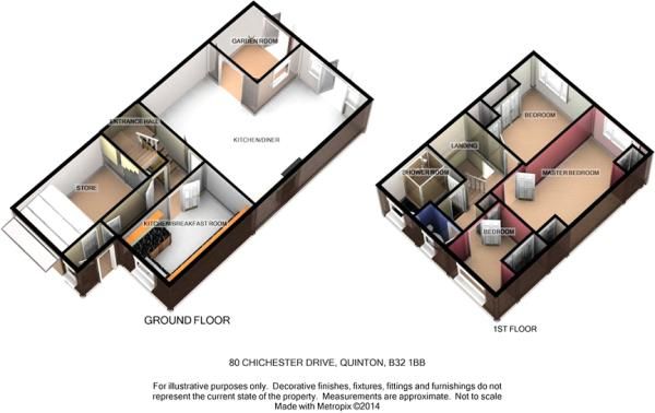 3 bed house for sale in Chichester Drive - Property Floorplan