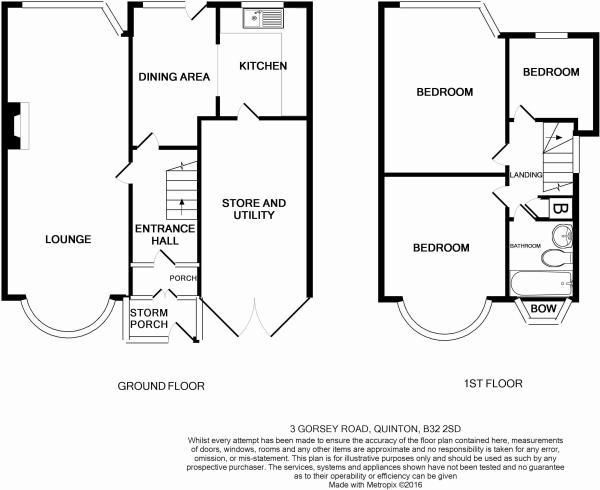 3 bed house for sale in Gorsy Road - Property Floorplan