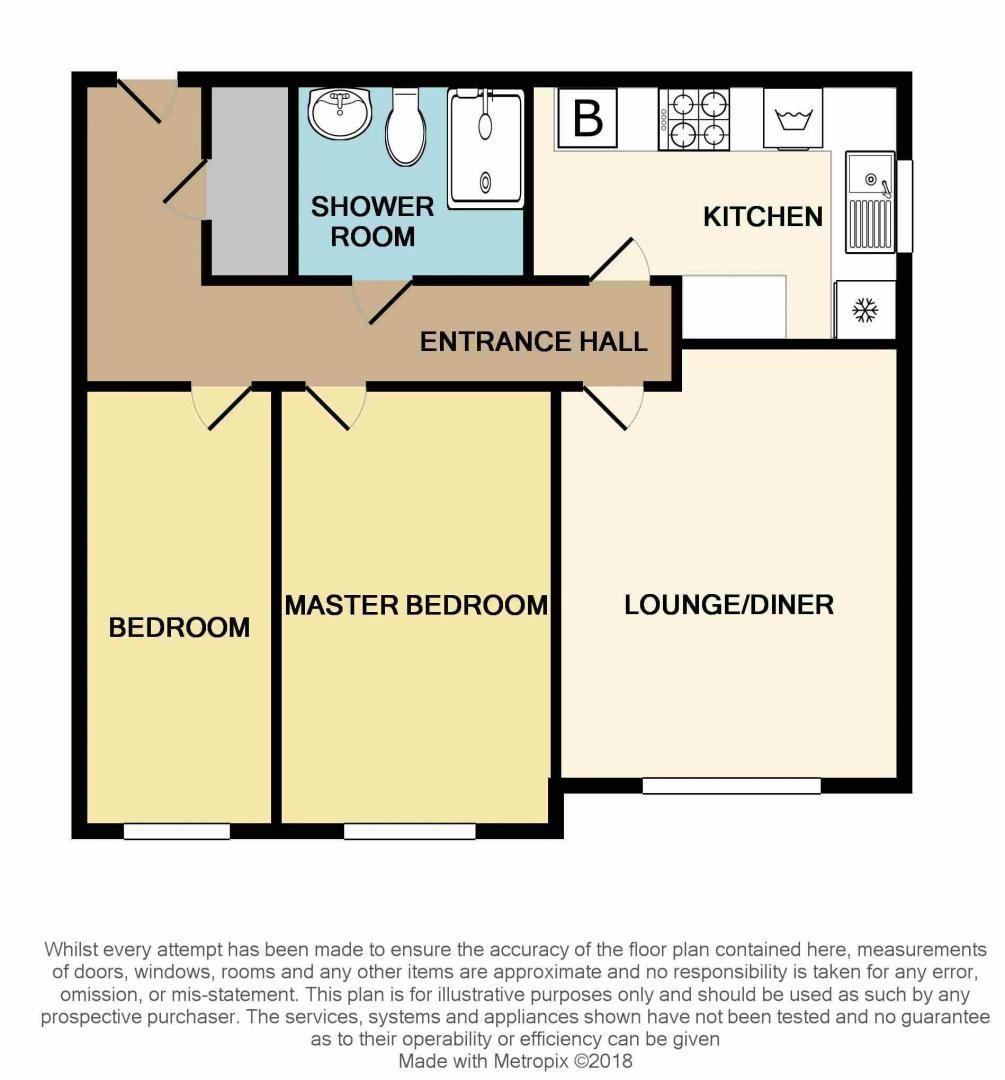 2 bed flat for sale in Apsley Road - Property Floorplan