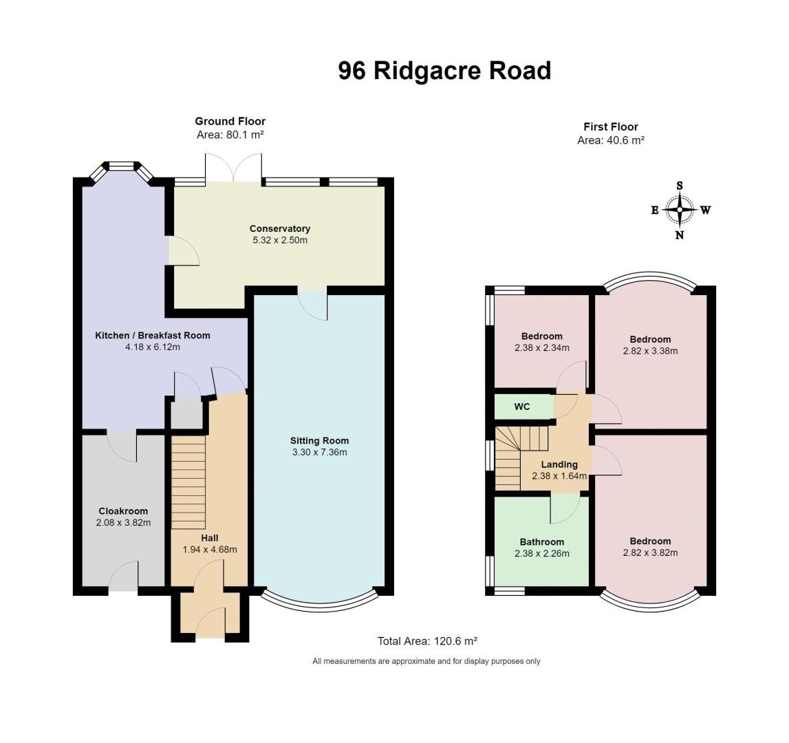 3 bed house to rent in Ridgacre Road - Property Floorplan