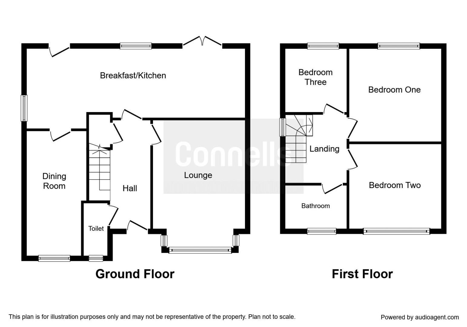 3 bed house for sale in Owens Way - Property Floorplan